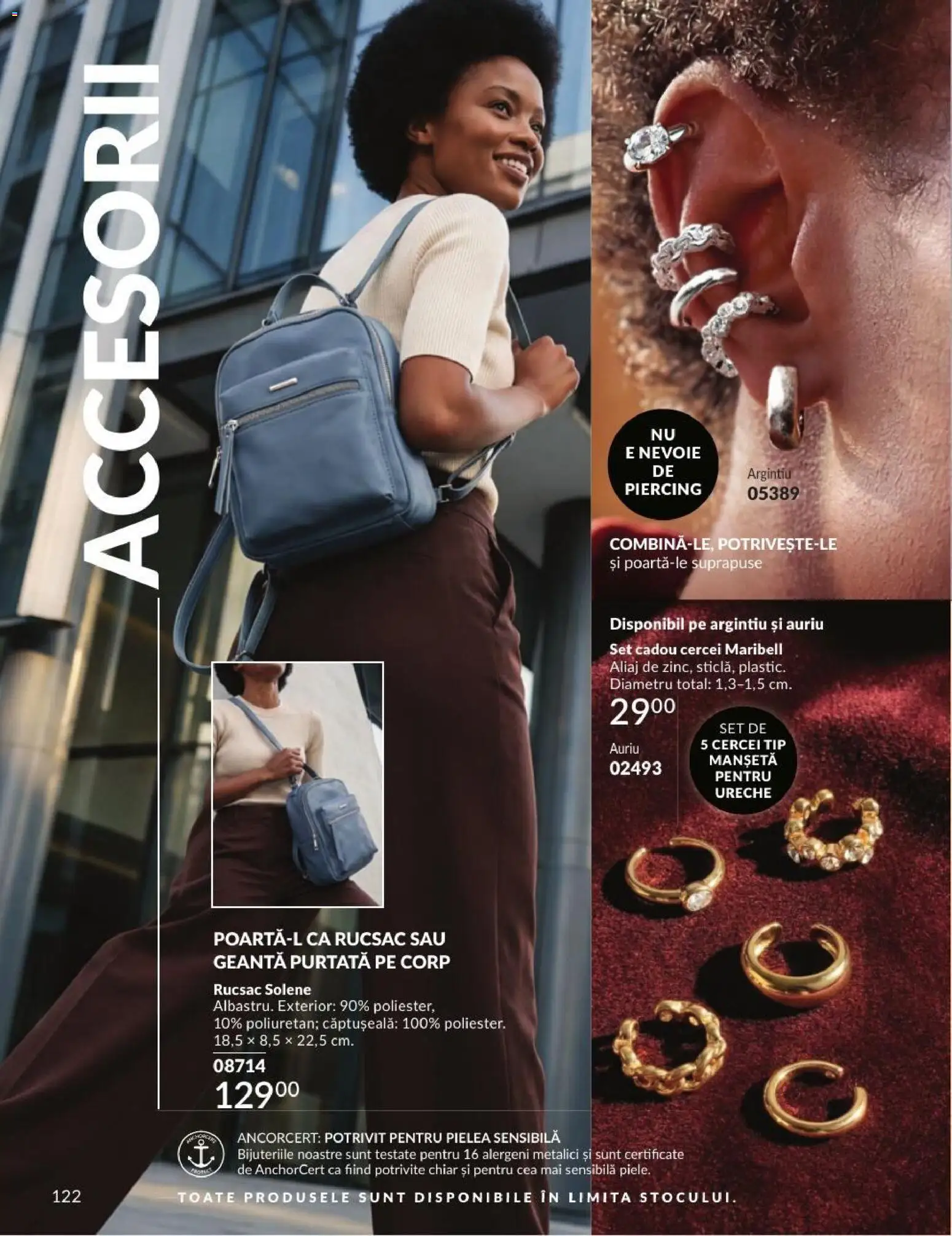 Catalog Avon 1 - 30 August 2026 | Pagina 122 | Produse: Geantă, Cercei, Rucsac