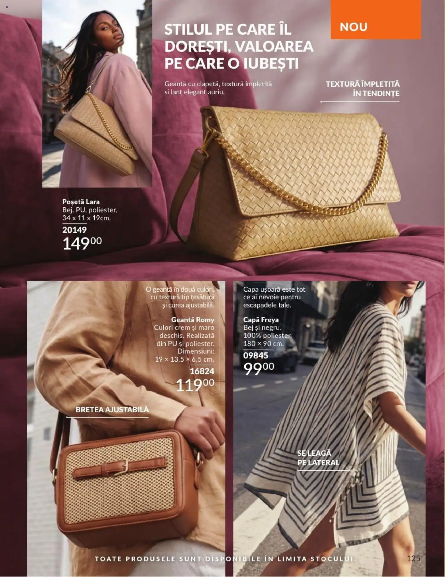 Catalog Avon 1 - 30 August 2026 | Pagina 125 | Produse: Curea, Geantă