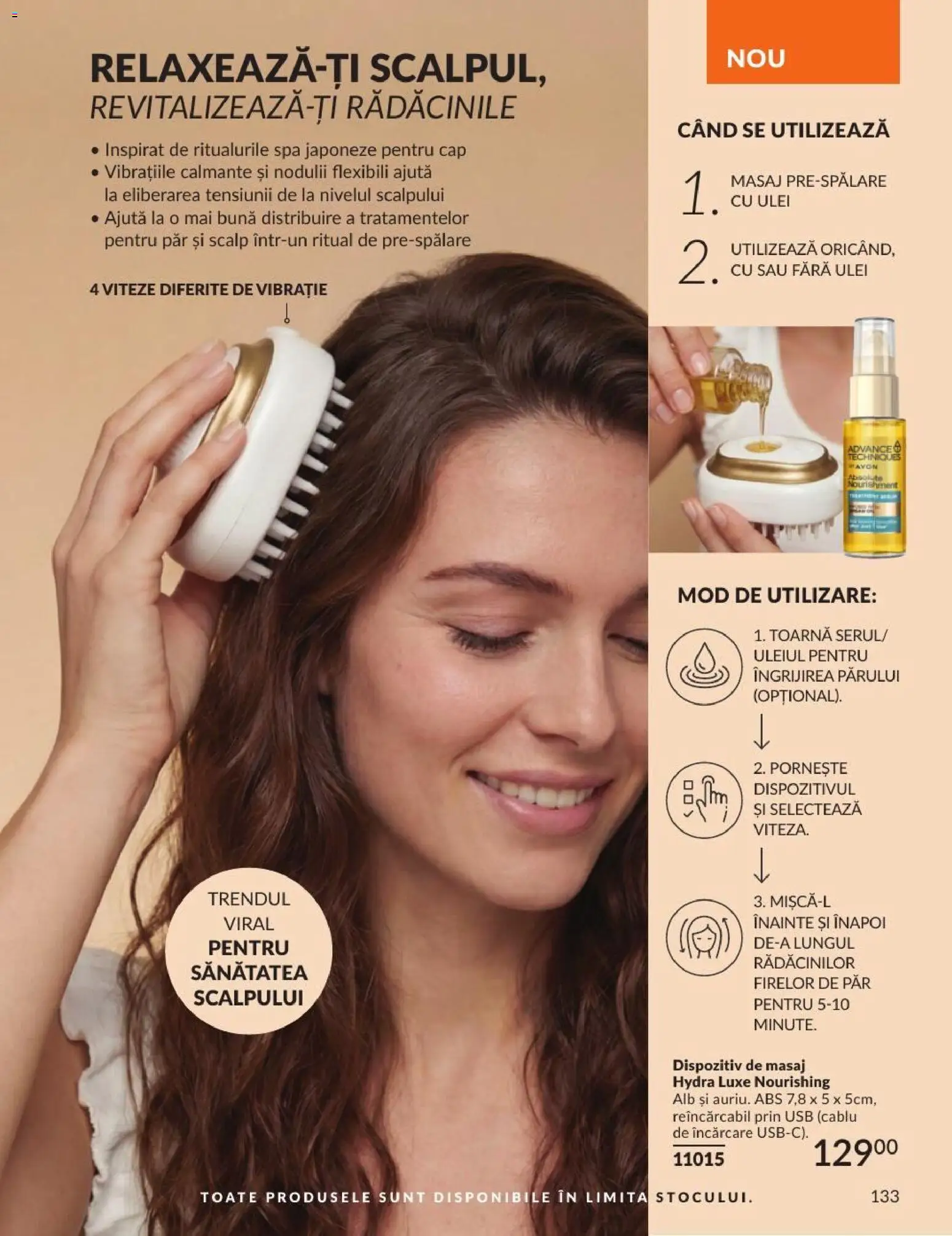Catalog Avon 1 - 30 August 2026 | Pagina 133 | Produse: Cablu, Usb, Ulei