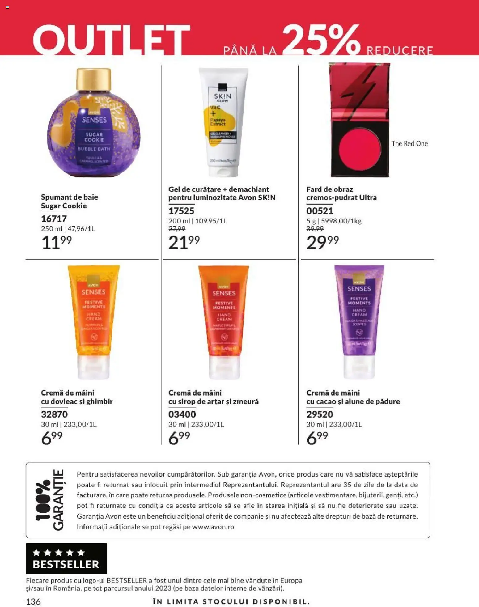Catalog Avon 1 - 30 August 2026 | Pagina 136 | Produse: Cremă de mâini, Cacao, Boncuklu Oyuncakları, Spumant de baie