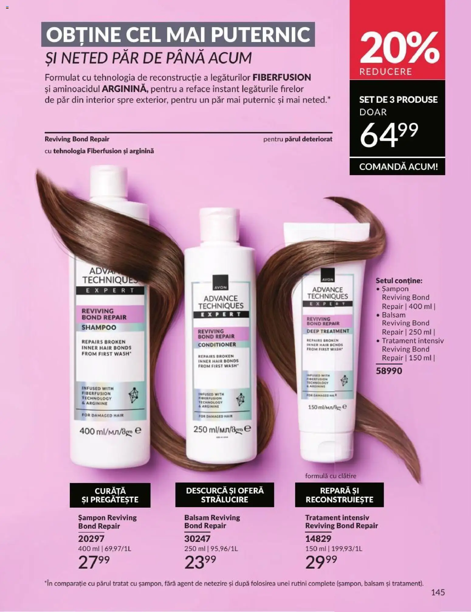Catalog Avon 1 - 30 August 2026 | Pagina 145 | Produse: Șampon, Balsam