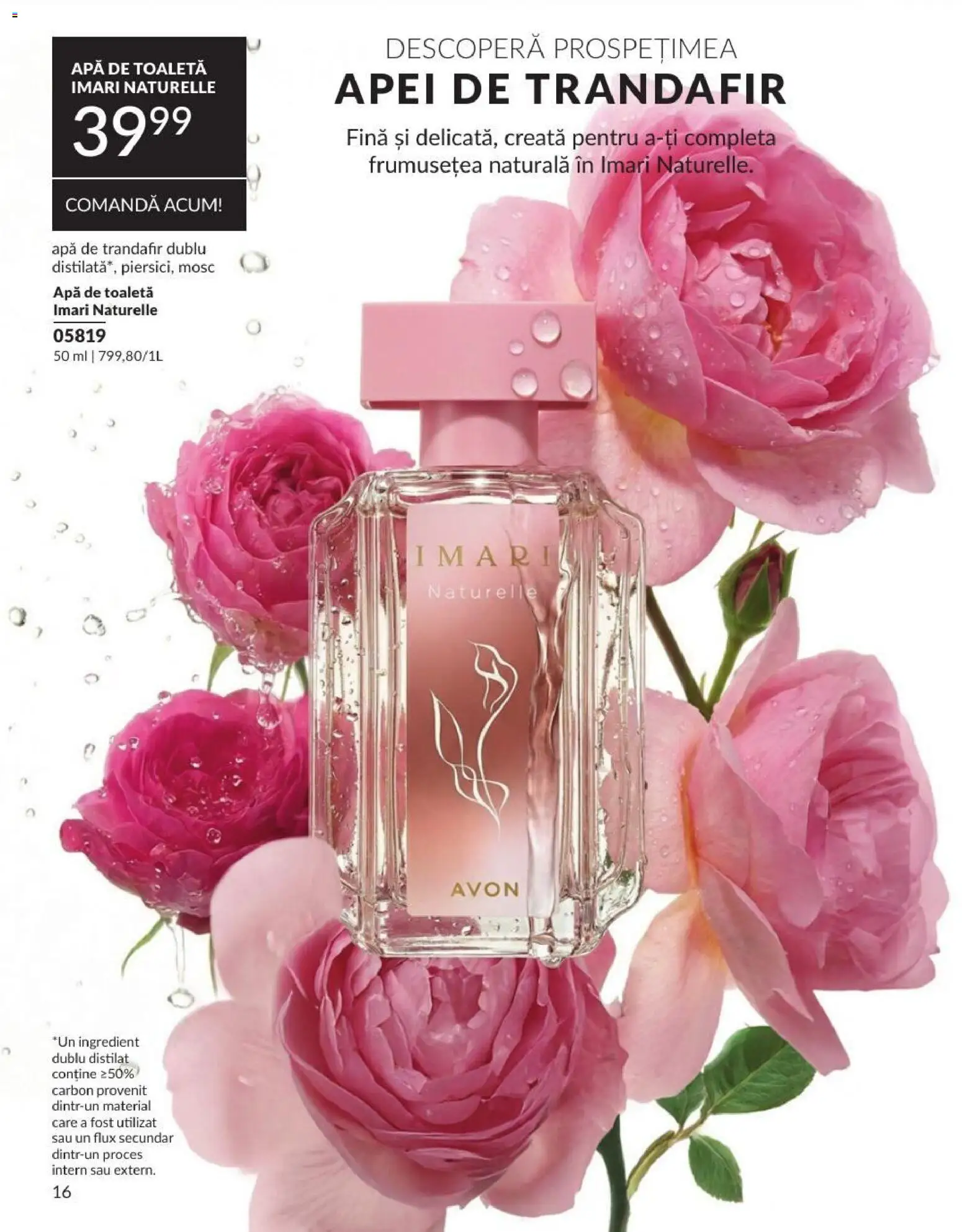 Catalog Avon 1 - 30 August 2026 | Pagina 16 | Produse: Trandafir, Toaletă, Apă de toaletă, Apă