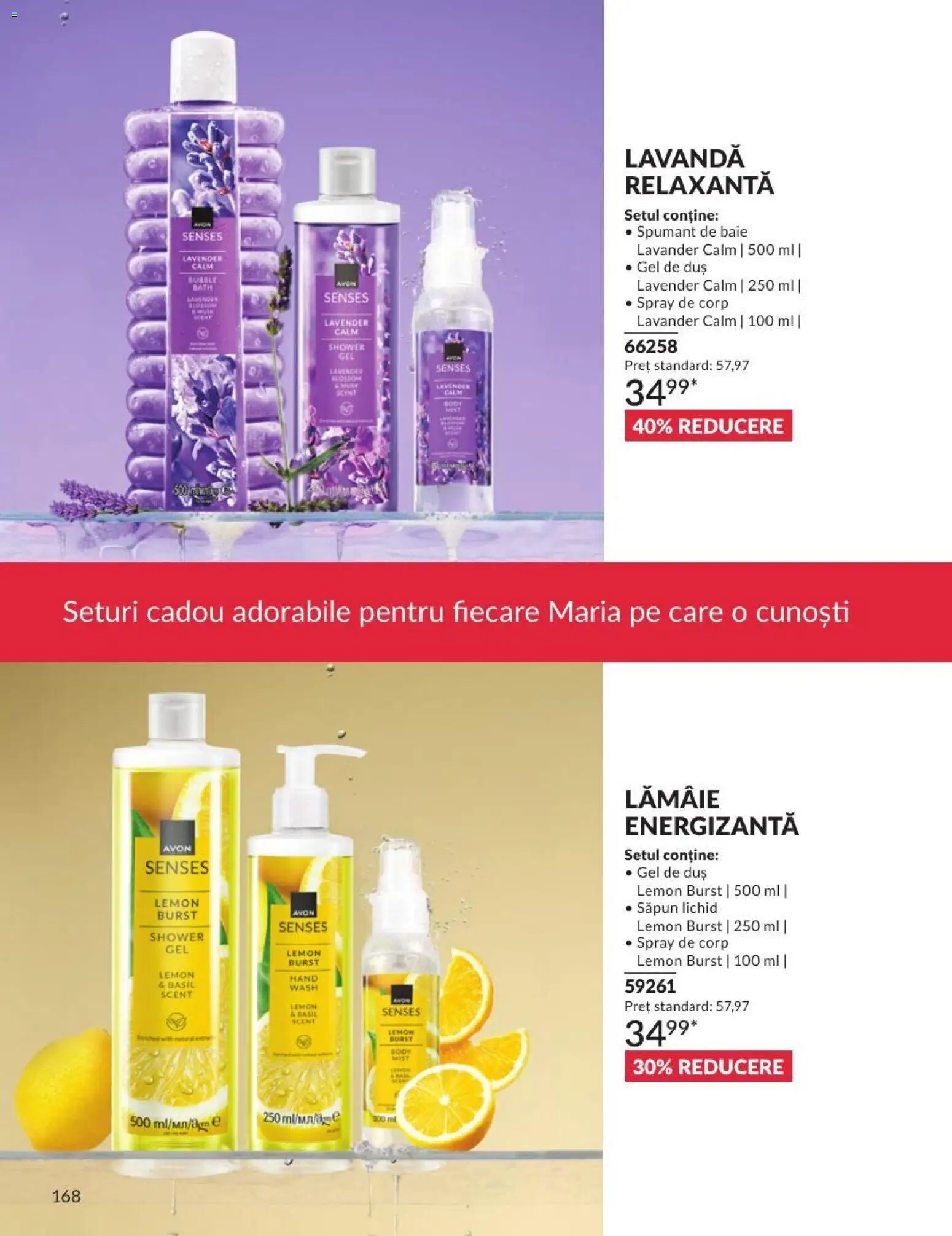 Catalog Avon 1 - 30 August 2026 | Pagina 168 | Produse: Duș, Săpun, Spumant de baie, Lămâie