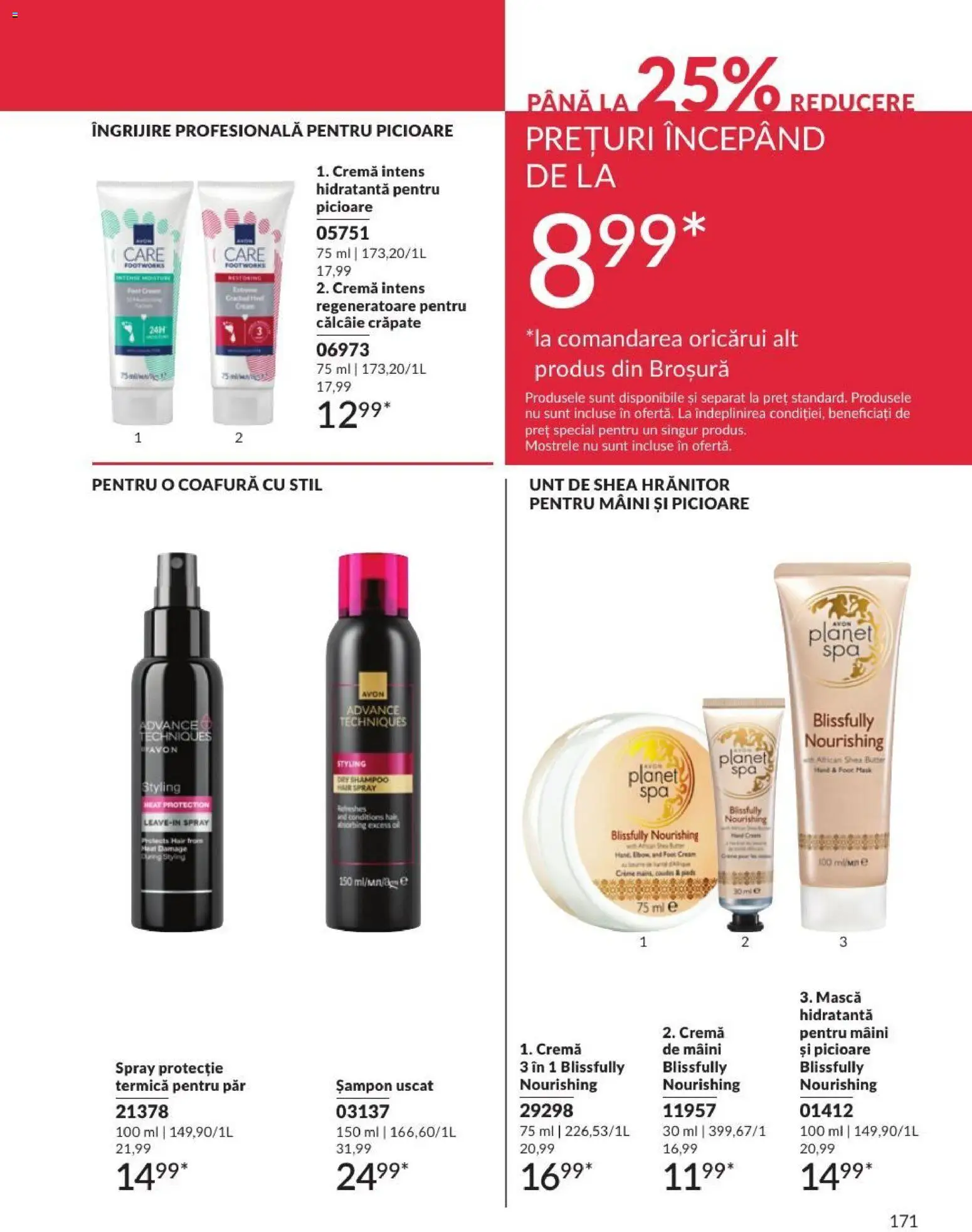 Catalog Avon 1 - 30 August 2026 | Pagina 171 | Produse: Șampon, Unt, Cremă, Șampon uscat