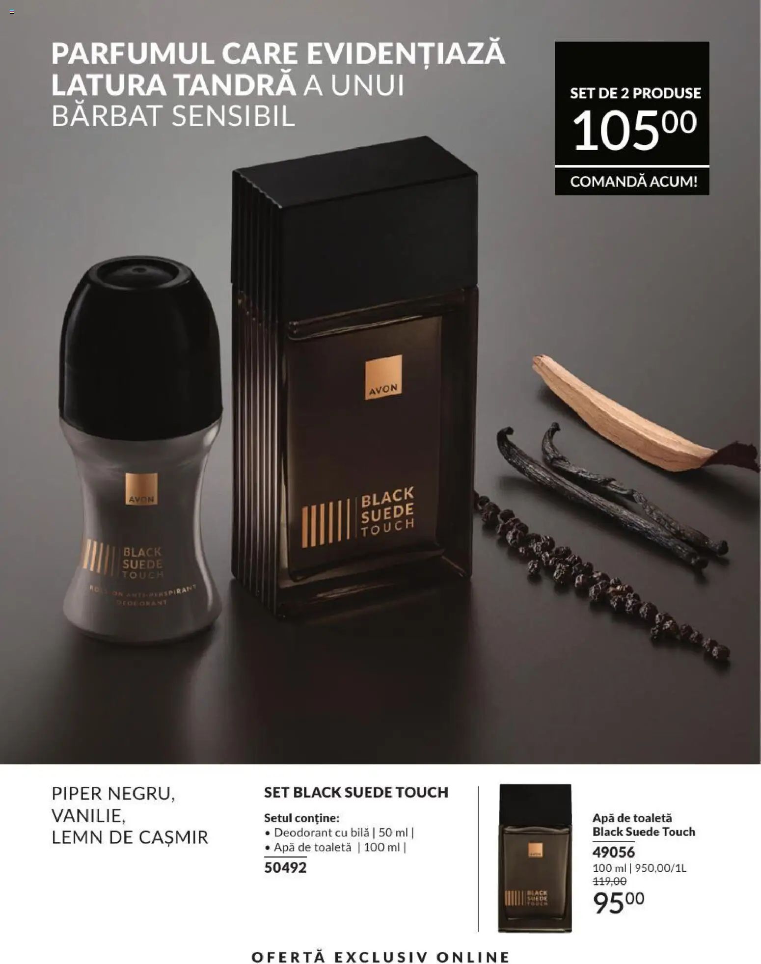 Catalog Avon 1 - 30 August 2026 | Pagina 186 | Produse: Toaletă, Apă de toaletă, Apă, Piper
