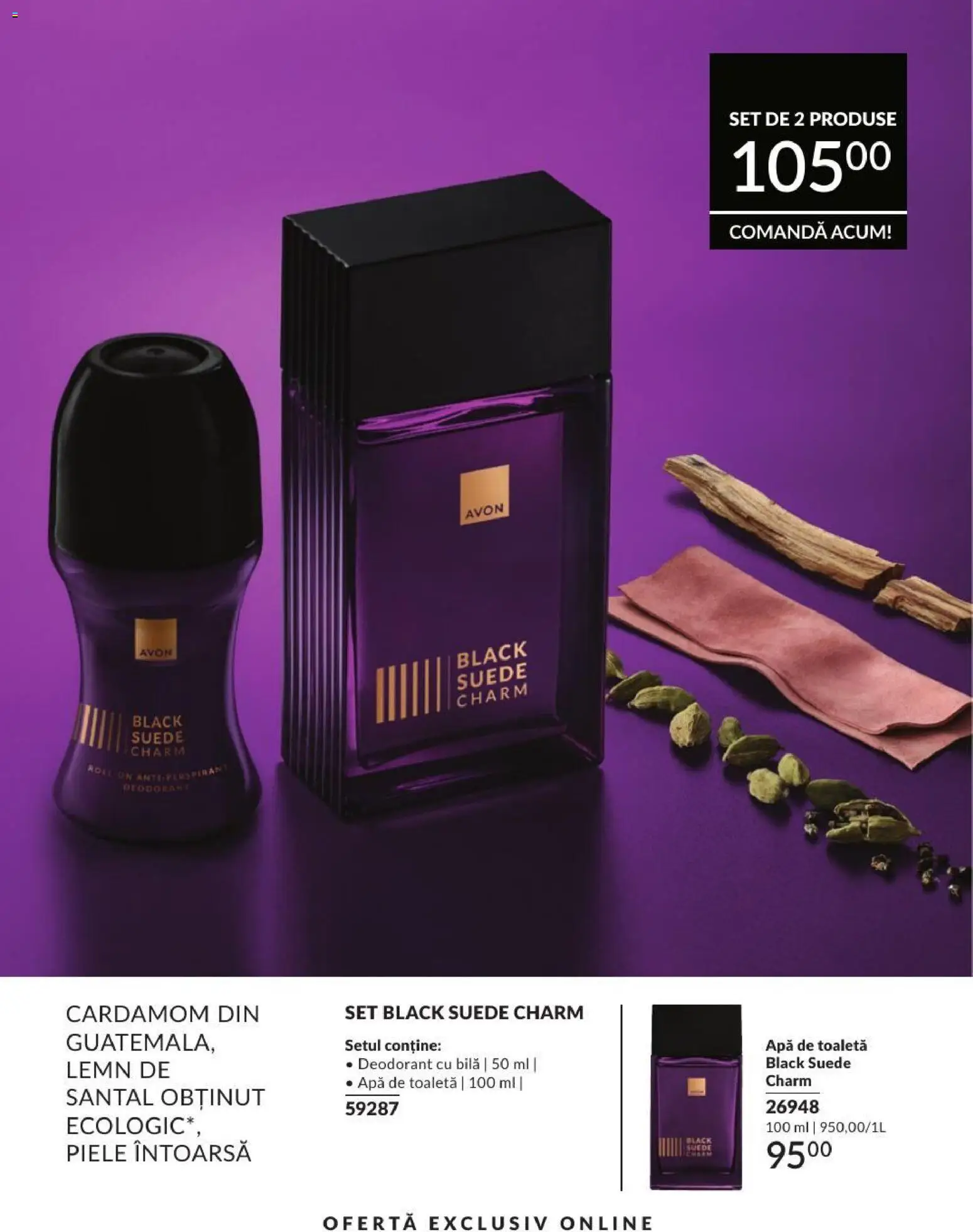 Catalog Avon 1 - 30 August 2026 | Pagina 187 | Produse: Toaletă, Apă de toaletă, Deodorant, Apă