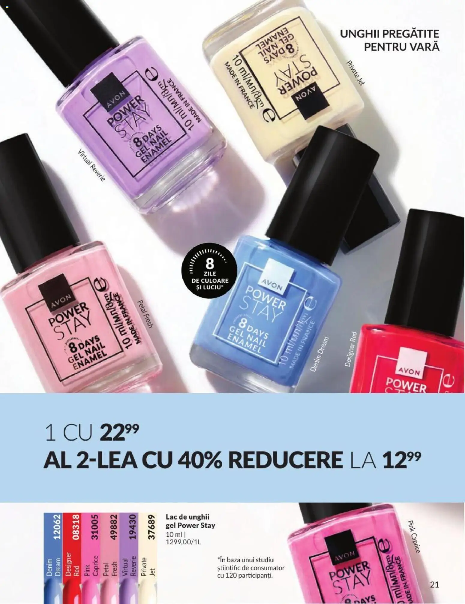 Catalog Avon 1 - 30 August 2026 | Pagina 21 | Produse: Lac de unghii