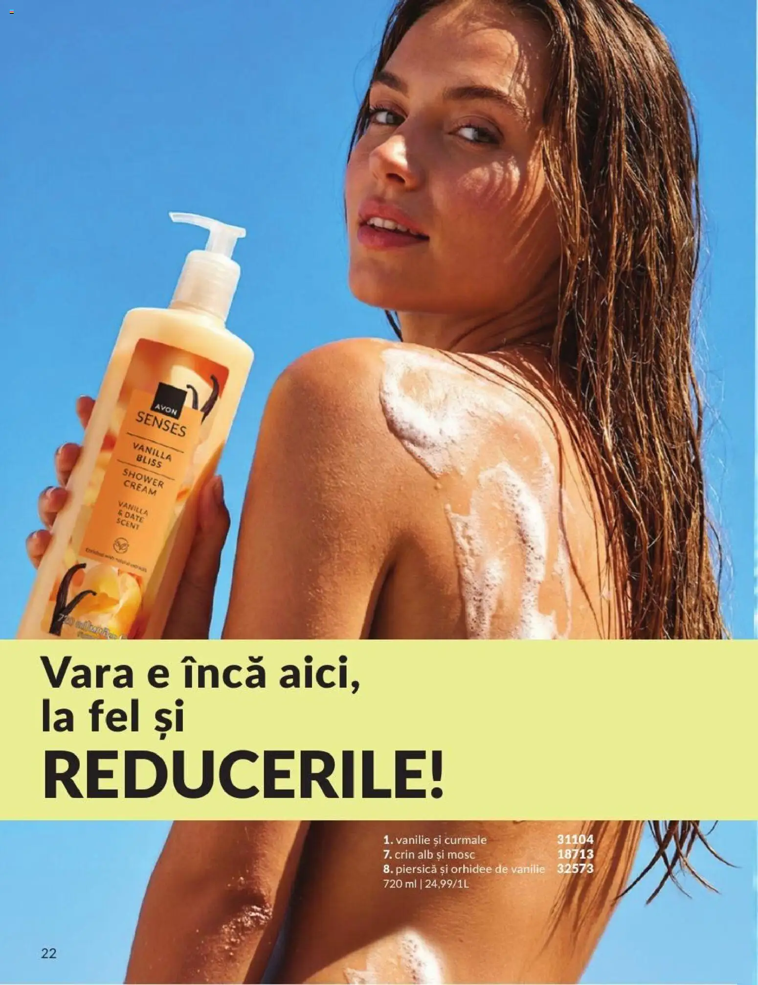 Catalog Avon 1 - 30 August 2026 | Pagina 22 | Produse: Piersică, Orhidee