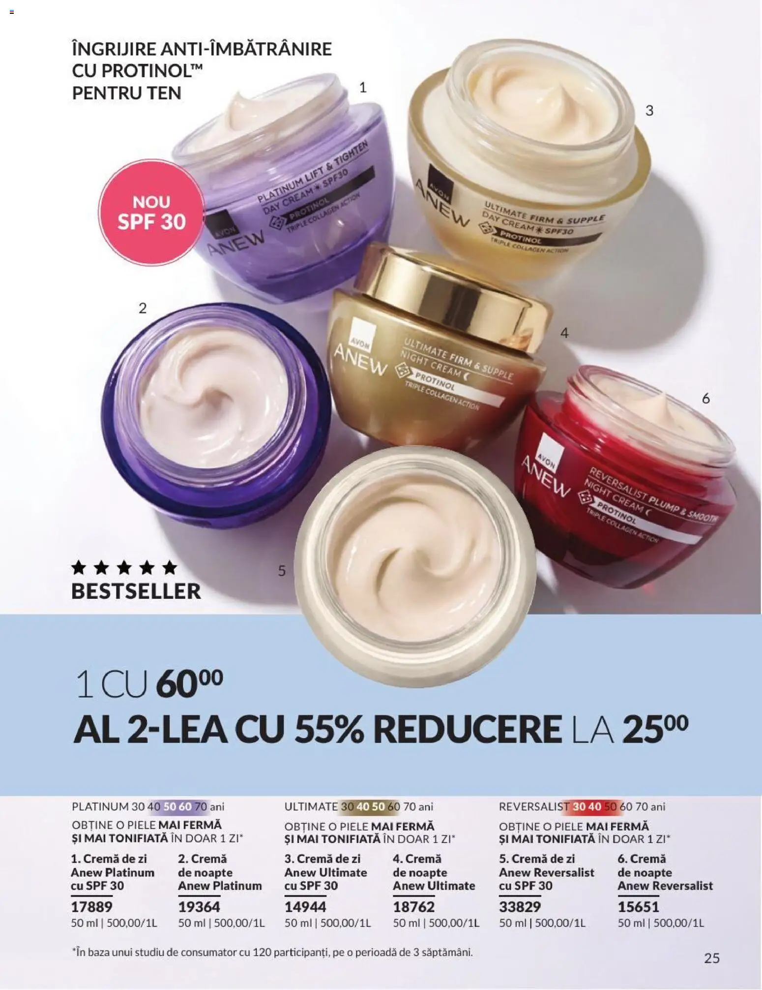 Catalog Avon 1 - 30 August 2026 | Pagina 25 | Produse: Cremă de zi, Cremă