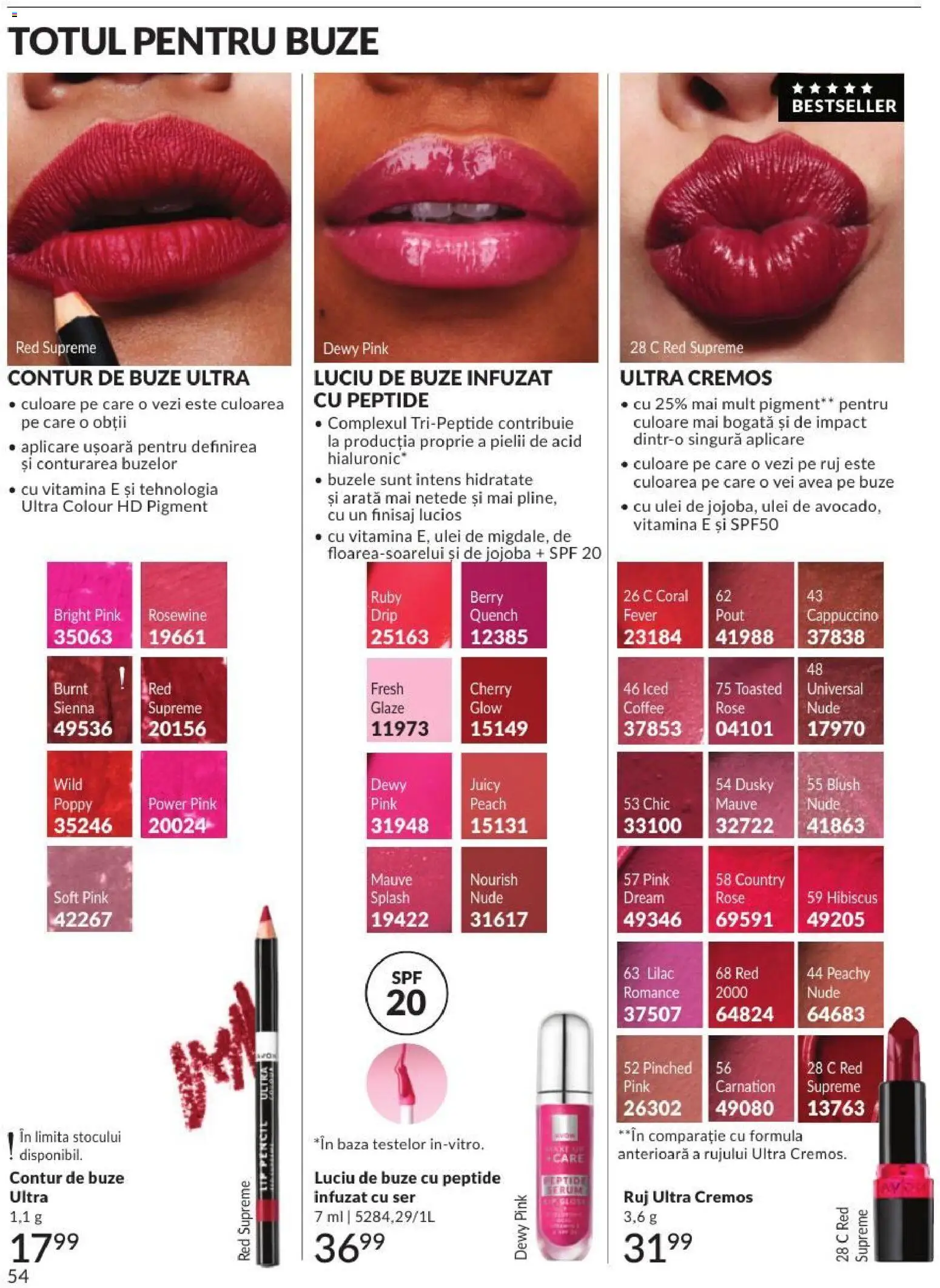 Catalog Avon 1 - 30 August 2026 | Pagina 54 | Produse: Blush, Luciu de buze, Peluş Köpek Yatağı, Ulei