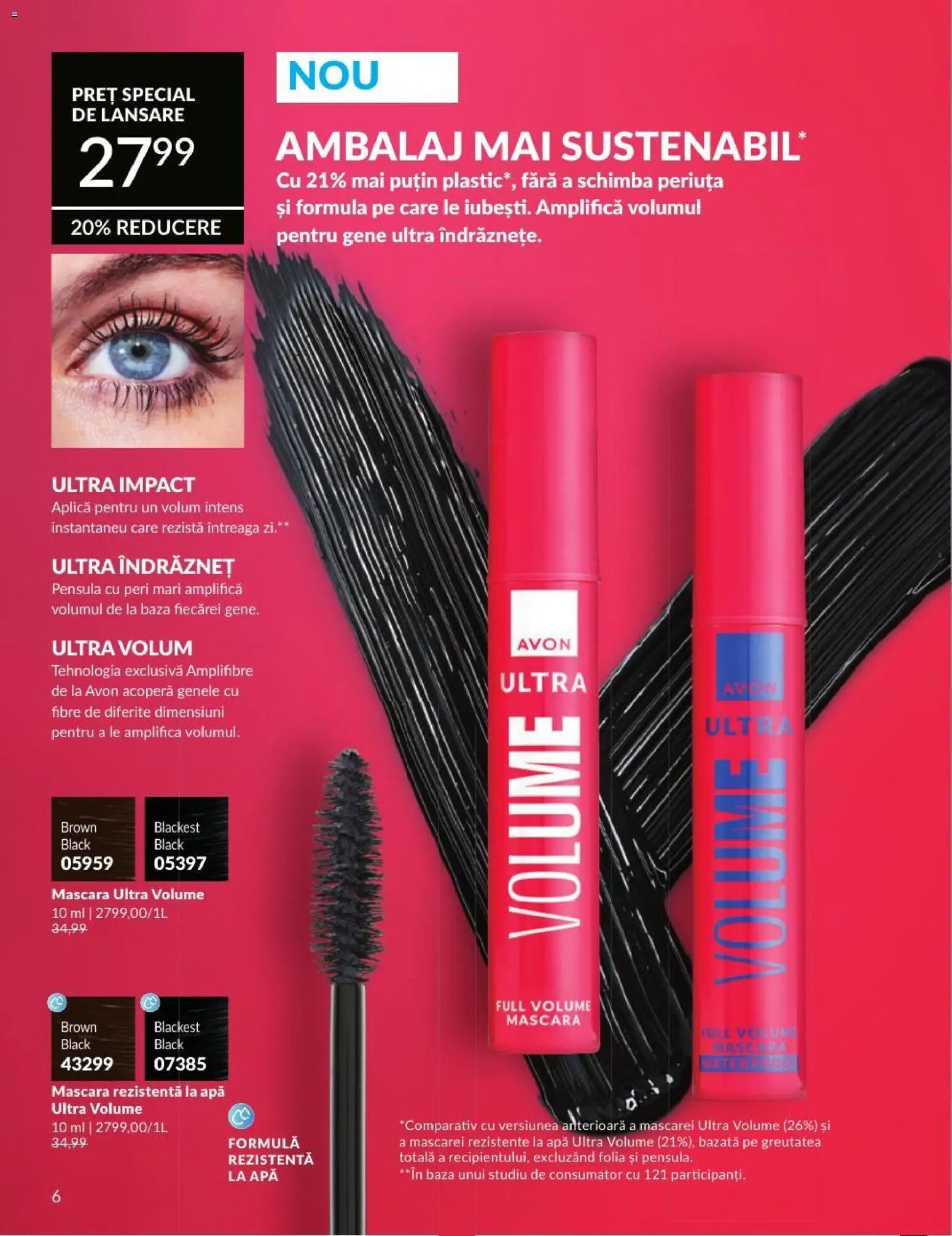 Catalog Avon 1 - 30 August 2026 | Pagina 6 | Produse: Mascara, Peluş Köpek Yatağı, Apă
