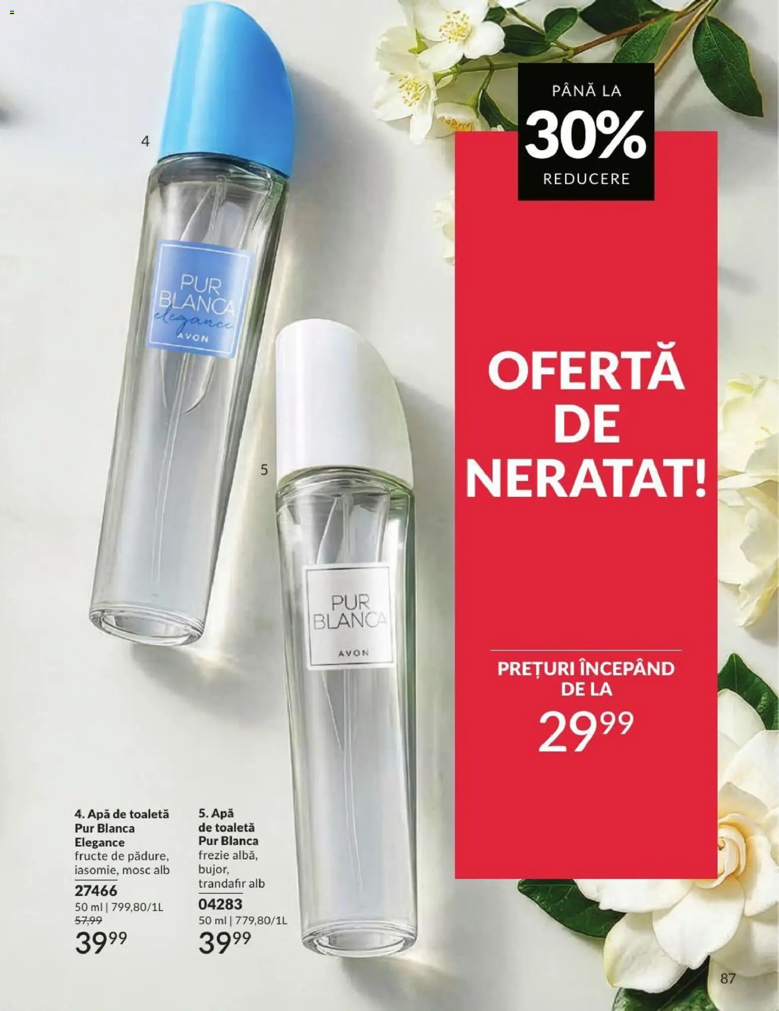 Catalog Avon 1 - 30 August 2026 | Pagina 87 | Produse: Trandafir, Toaletă, Apă de toaletă, Apă