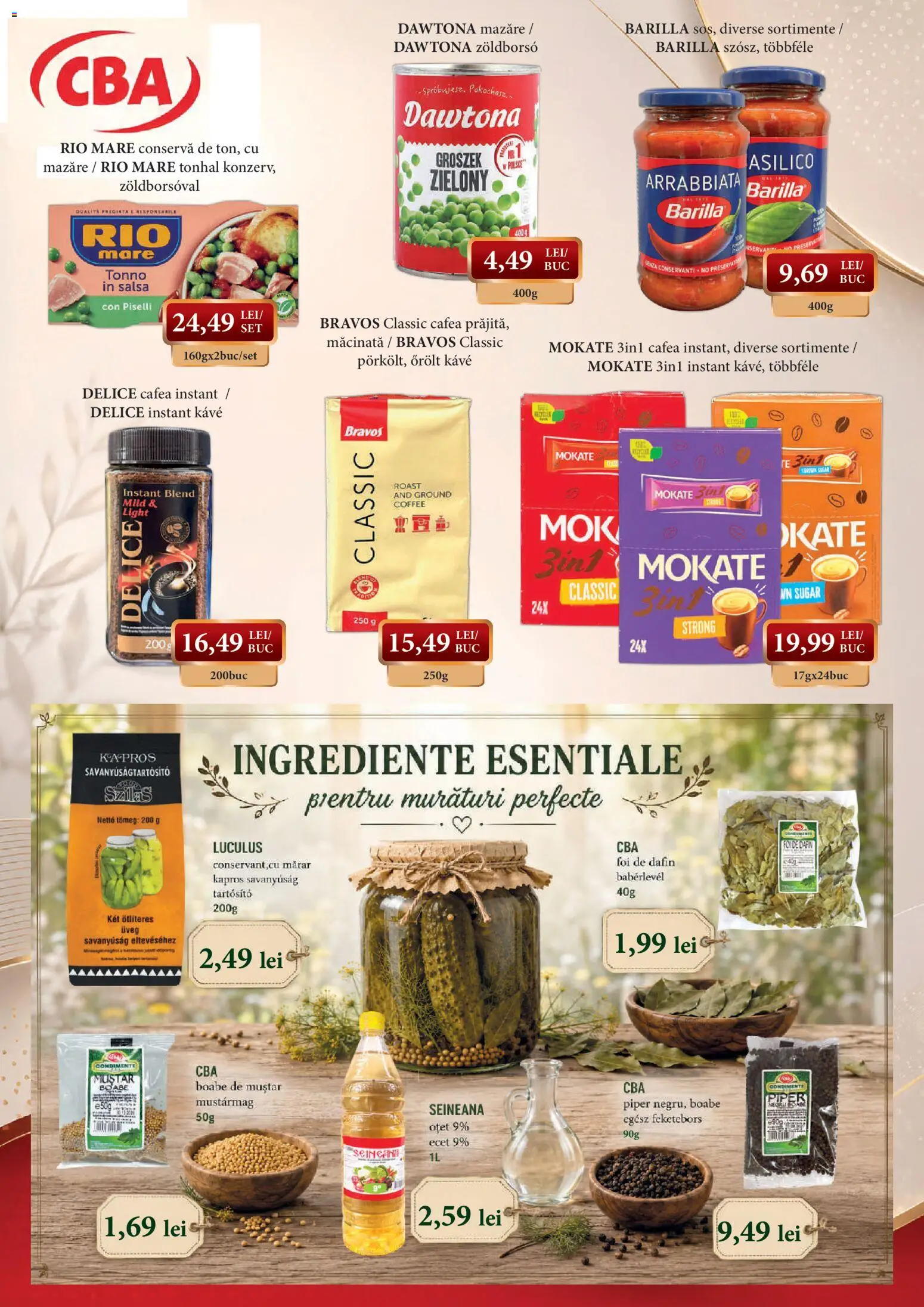 Catalog CBA 7 - 20 August 2026 | Pagina 5 | Produse: Mărar, Cafea, Oțet, Condimente