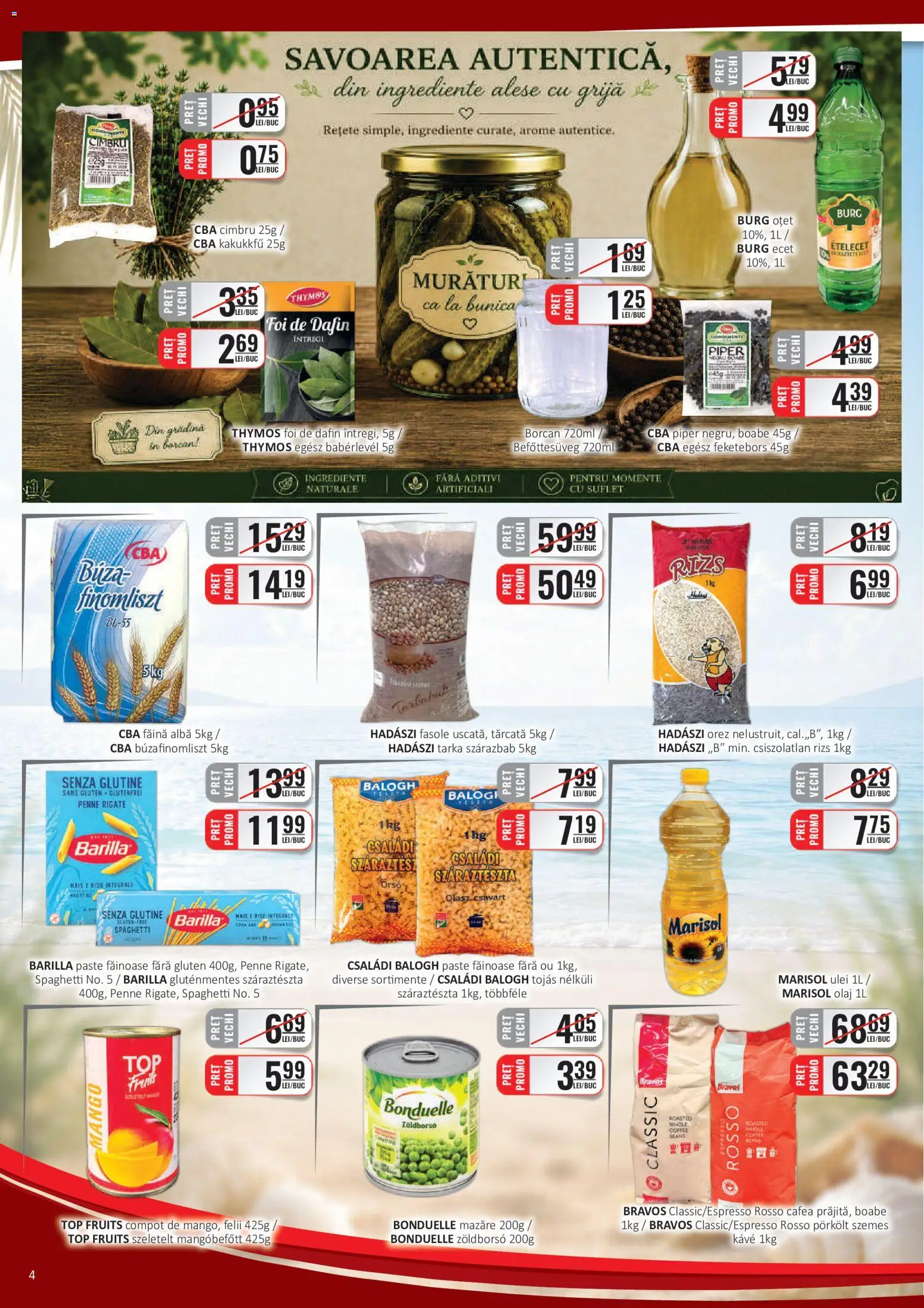 Catalog CBA 1 - 14 August 2026 | Pagina 4 | Produse: Borcan, Cafea, Paste, Piper