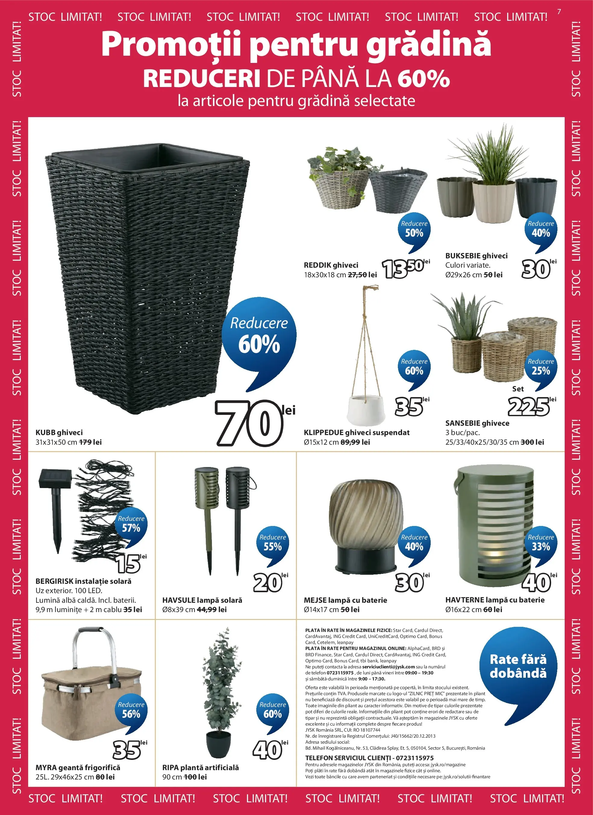 Catalog JYSK 23 Iulie - 23 August 2026 | Pagina 7 | Produse: Telefon, Cablu, Baterie, Lampă