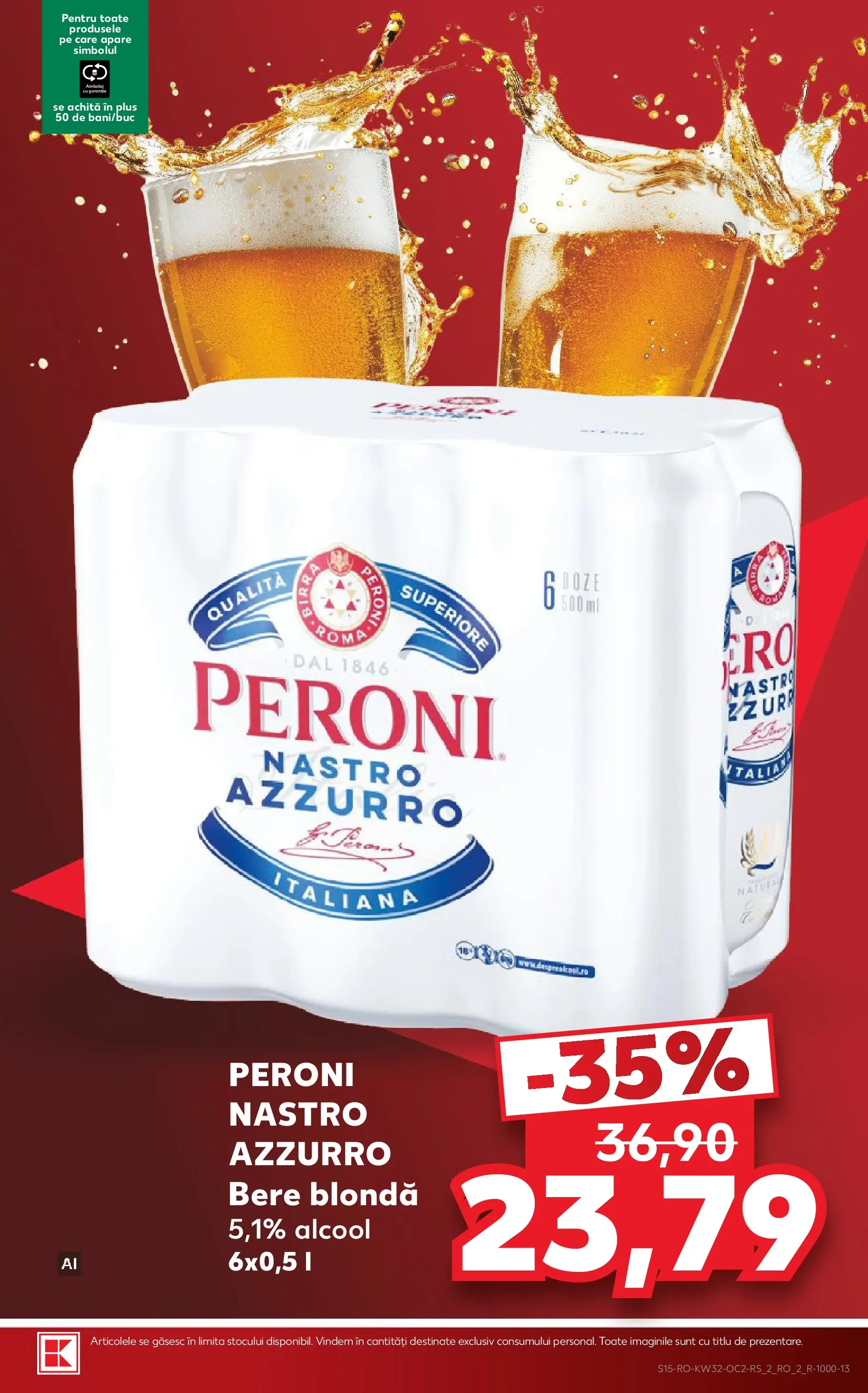 Catalog Kaufland 5 - 10 August 2026 | Pagina 15 | Produse: Bere