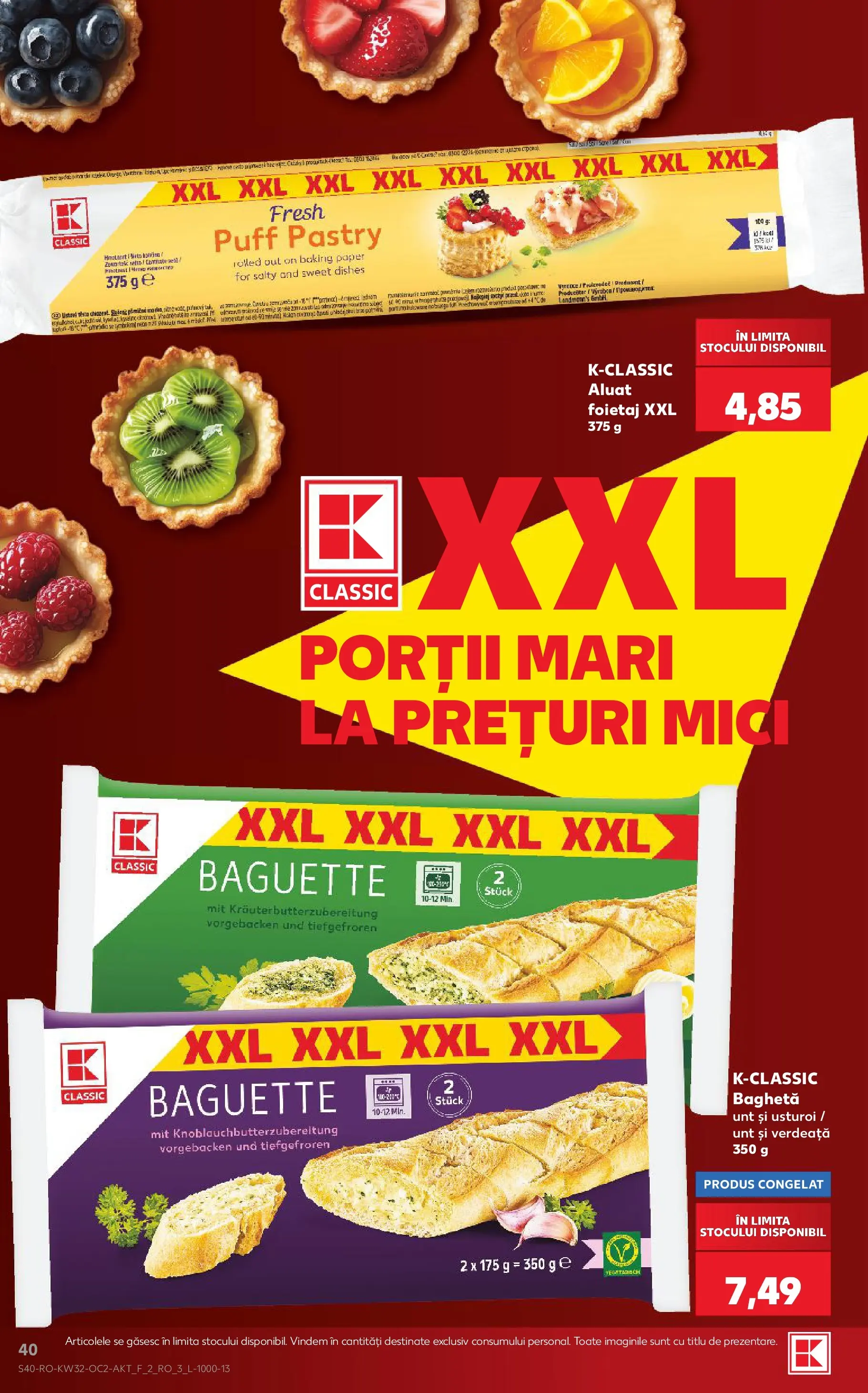 Catalog Kaufland 5 - 10 August 2026 | Pagina 40 | Produse: Foietaj, Mici, Aluat, Verdeață
