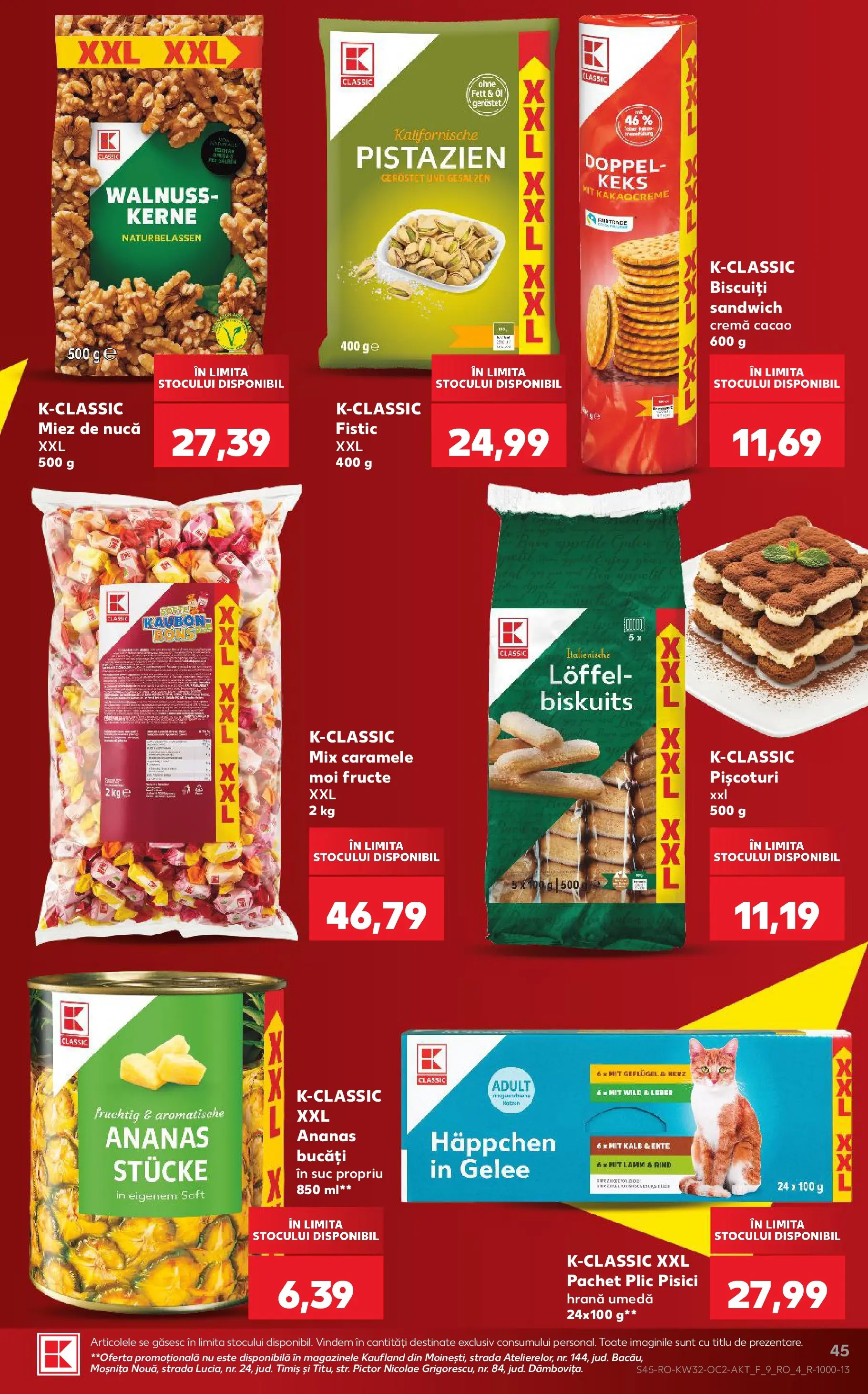 Catalog Kaufland 5 - 10 August 2026 | Pagina 45 | Produse: Cremă, Biscuiți, Fructe, Caramele