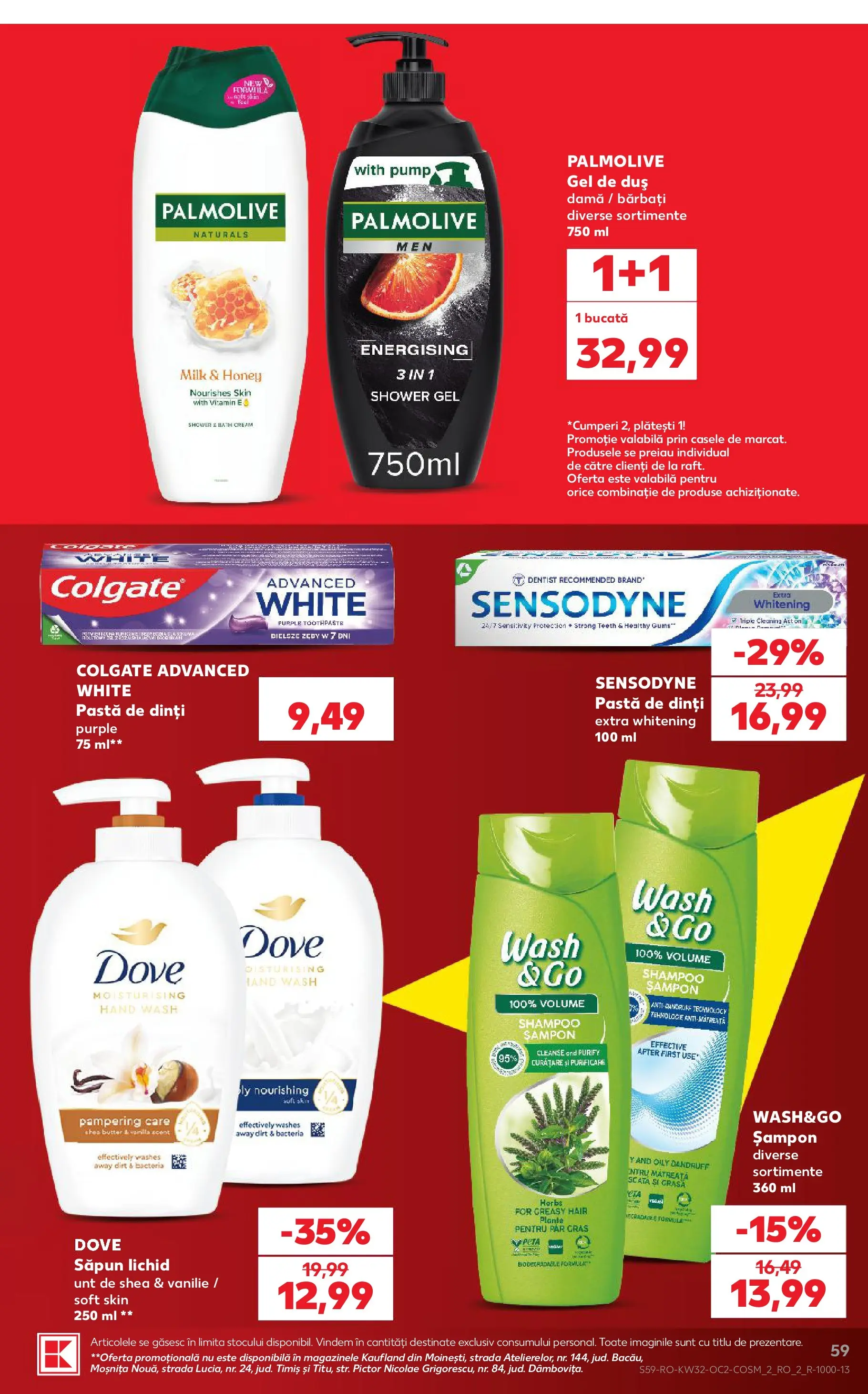 Catalog Kaufland 5 - 10 August 2026 | Pagina 59 | Produse: Raft, Duș, Unt, Săpun lichid
