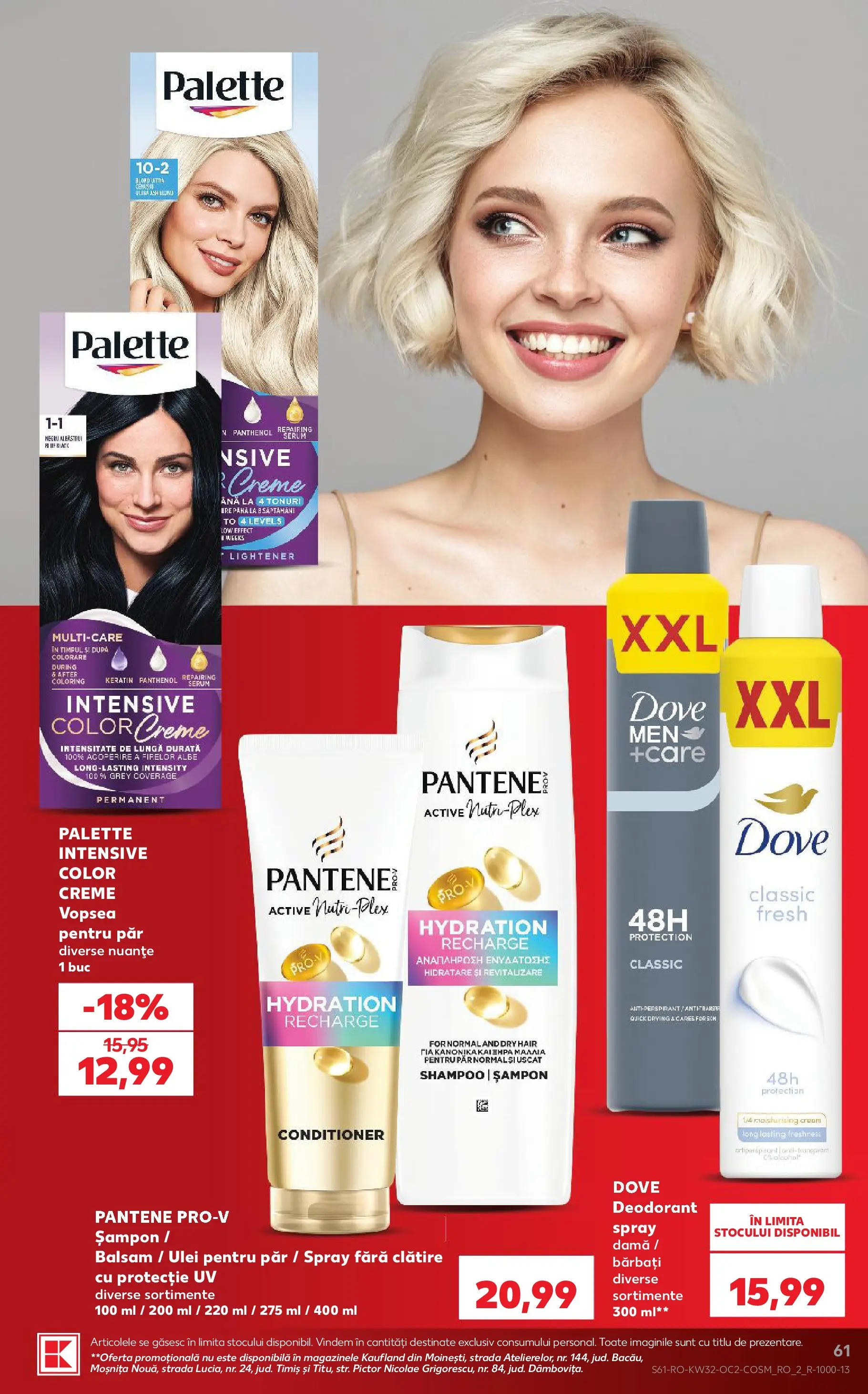 Catalog Kaufland 5 - 10 August 2026 | Pagina 61 | Produse: Vopsea, Balsam, Ulei, Antiperspirant