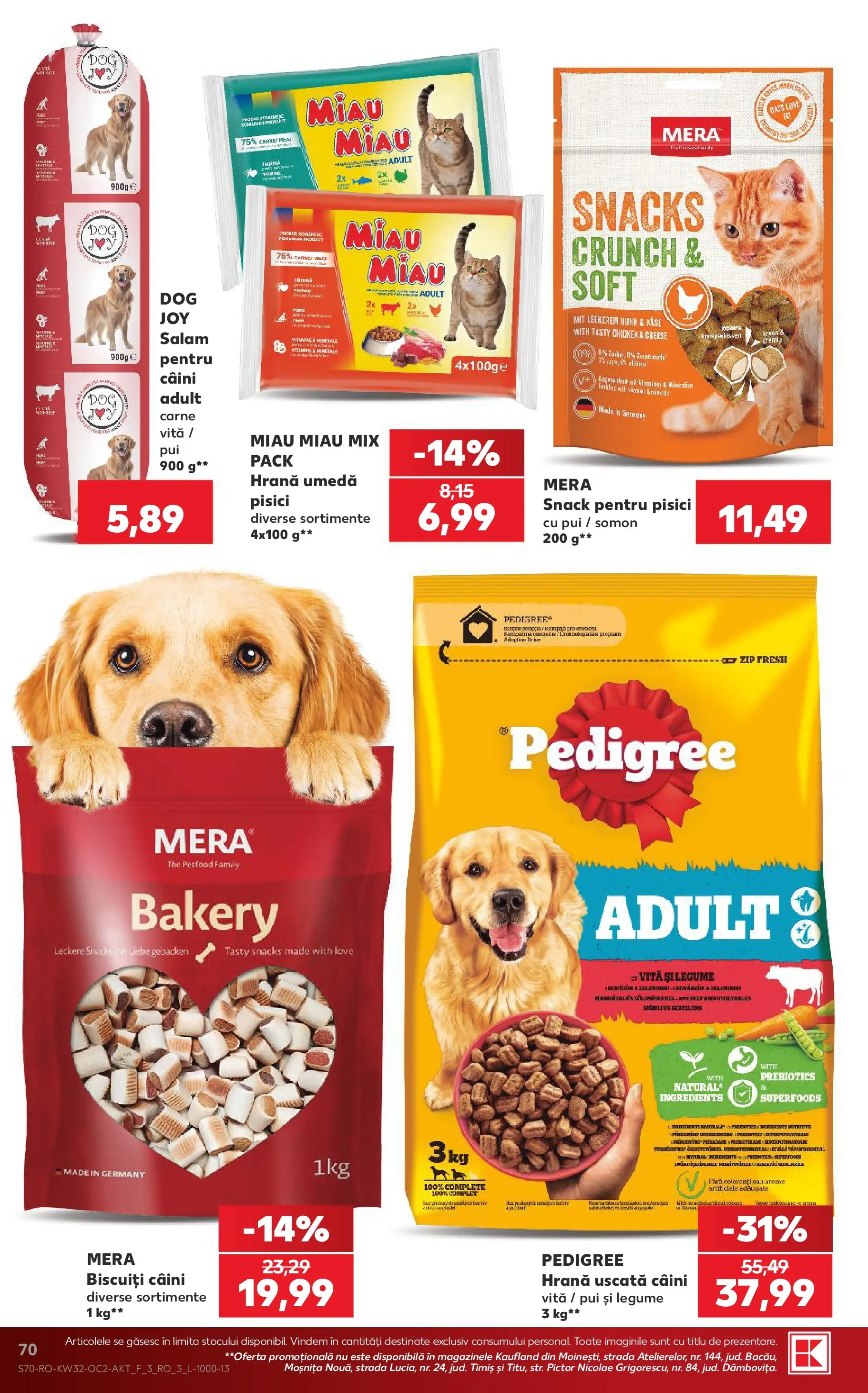 Catalog Kaufland 5 - 10 August 2026 | Pagina 70 | Produse: Pară, Hacıyatmaz Kedi Oyuncağı, Salam, Biscuiți