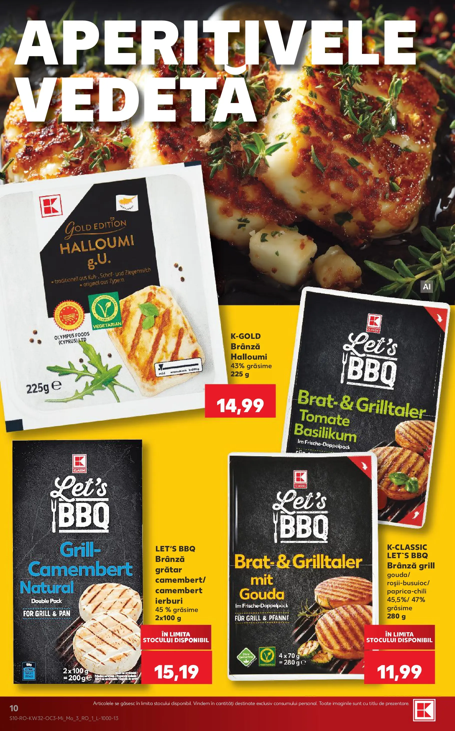 Catalog Kaufland 5 - 10 August 2026 | Pagina 10 | Produse: Grill, Grătar, Brânză, Gouda