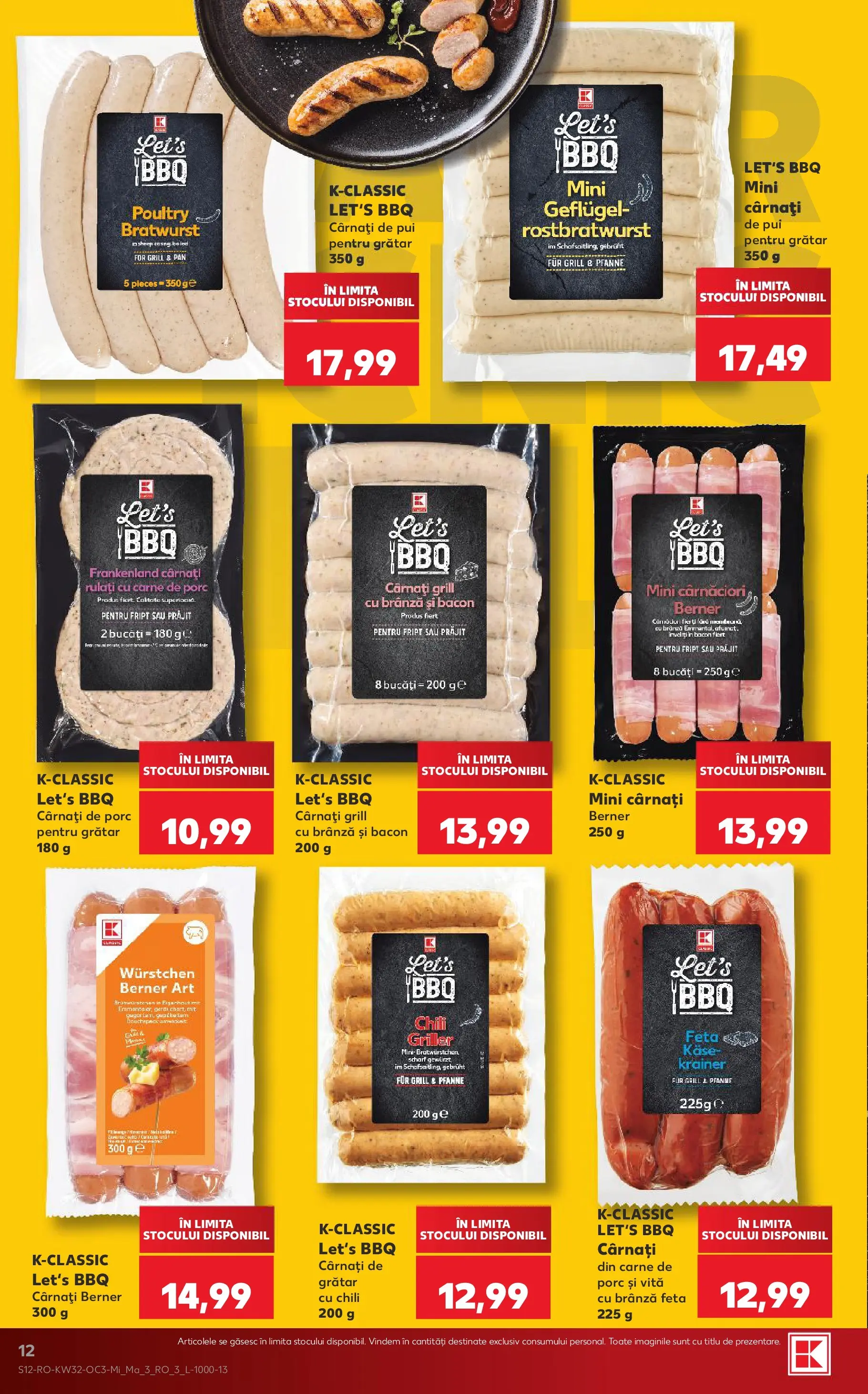 Catalog Kaufland 5 - 10 August 2026 | Pagina 12 | Produse: Grill, Grătar, Hacıyatmaz Kedi Oyuncağı, Cârnați