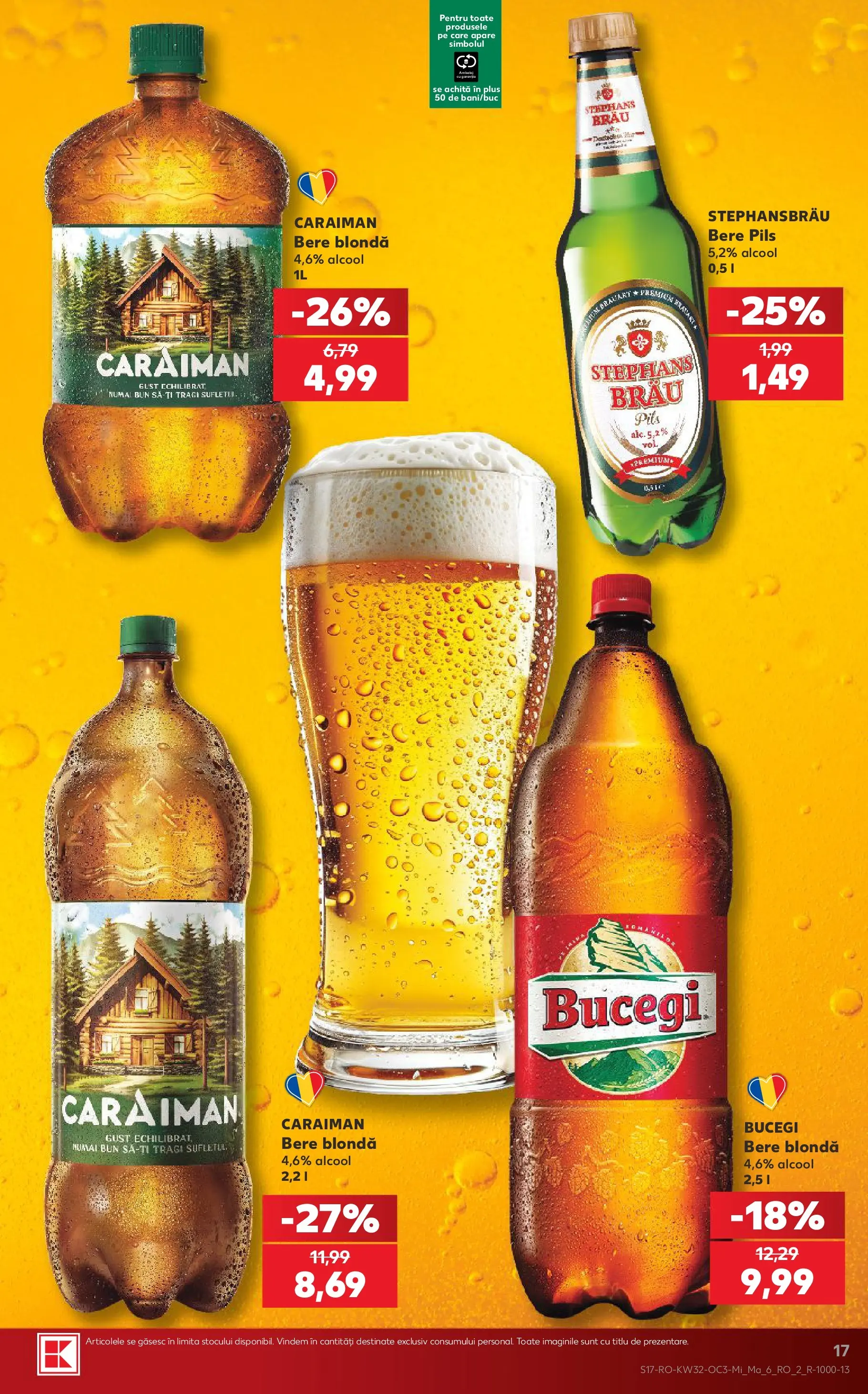 Catalog Kaufland 5 - 10 August 2026 | Pagina 17 | Produse: Bere