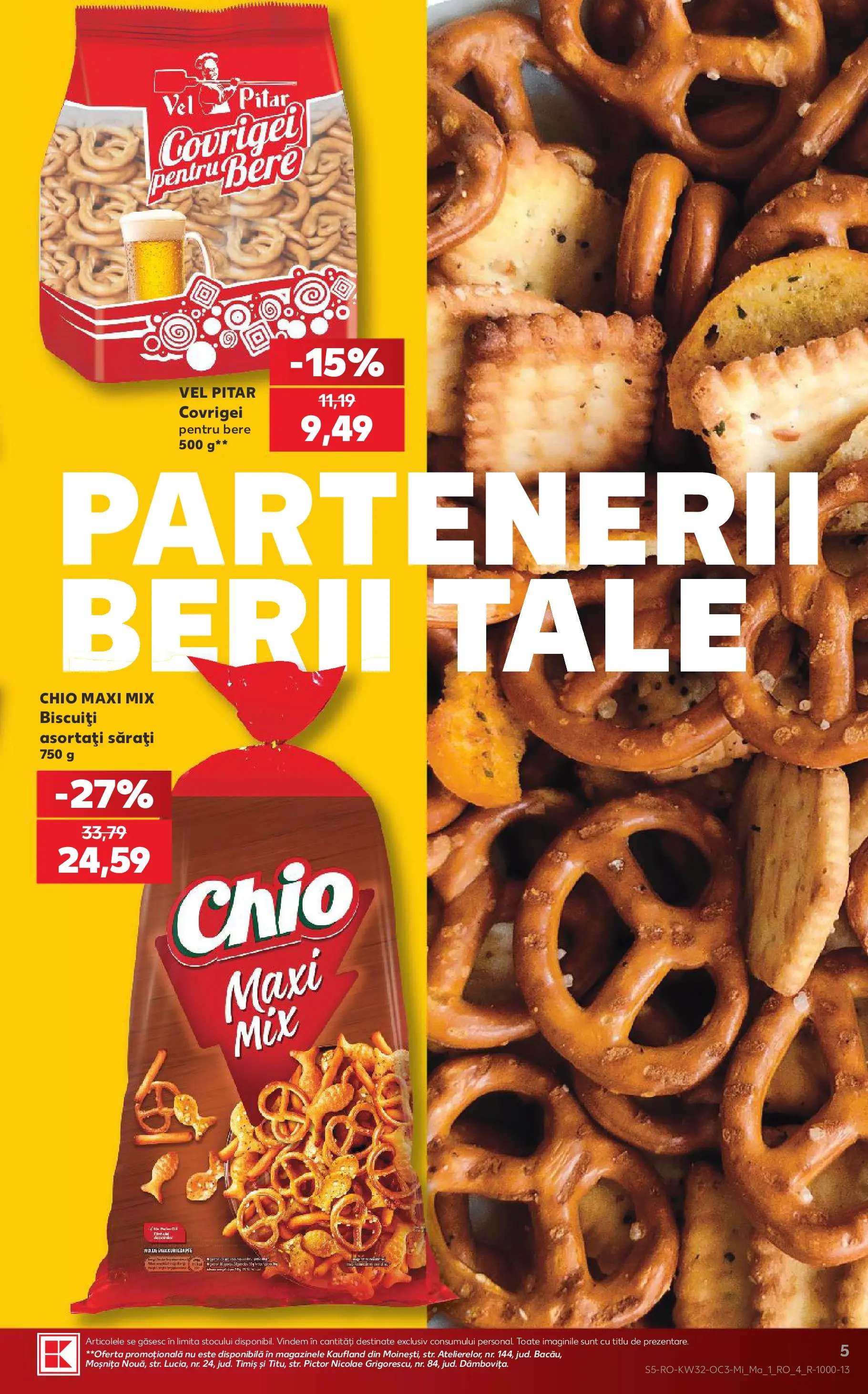 Catalog Kaufland 5 - 10 August 2026 | Pagina 5 | Produse: Covrigei, Bere, Biscuiți