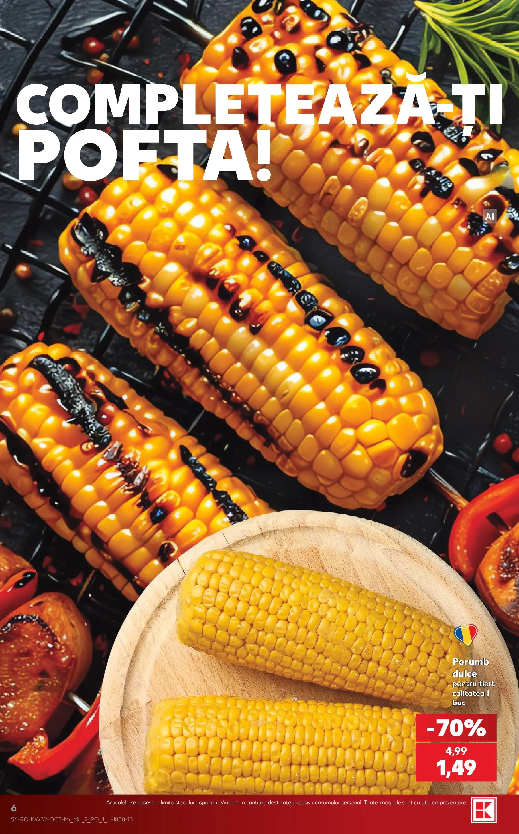 Catalog Kaufland 5 - 10 August 2026 | Pagina 6 | Produse: Porumb