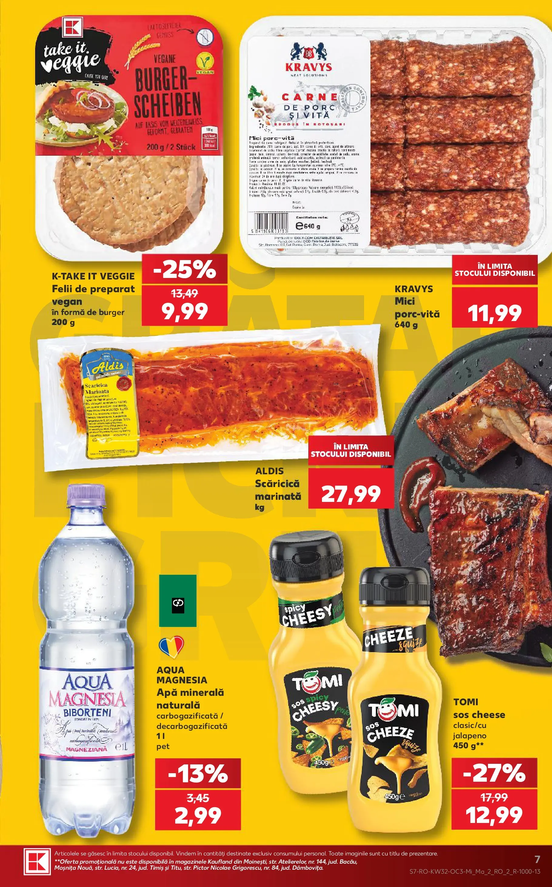 Catalog Kaufland 5 - 10 August 2026 | Pagina 7 | Produse: Pară, Yazı tahtası kalemi, Mici, Carne De Porc
