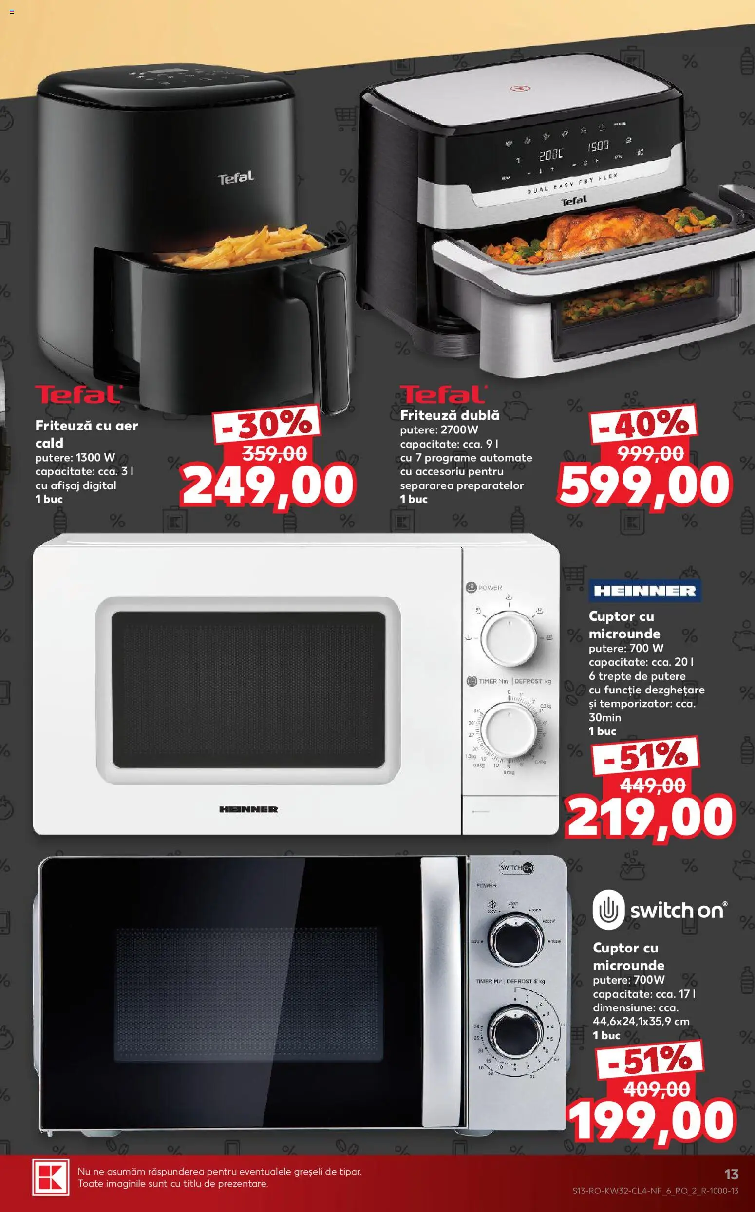 Catalog Kaufland 5 - 10 August 2026 | Pagina 13 | Produse: Cuptor, Cuptor Cu Microunde, Friteuză