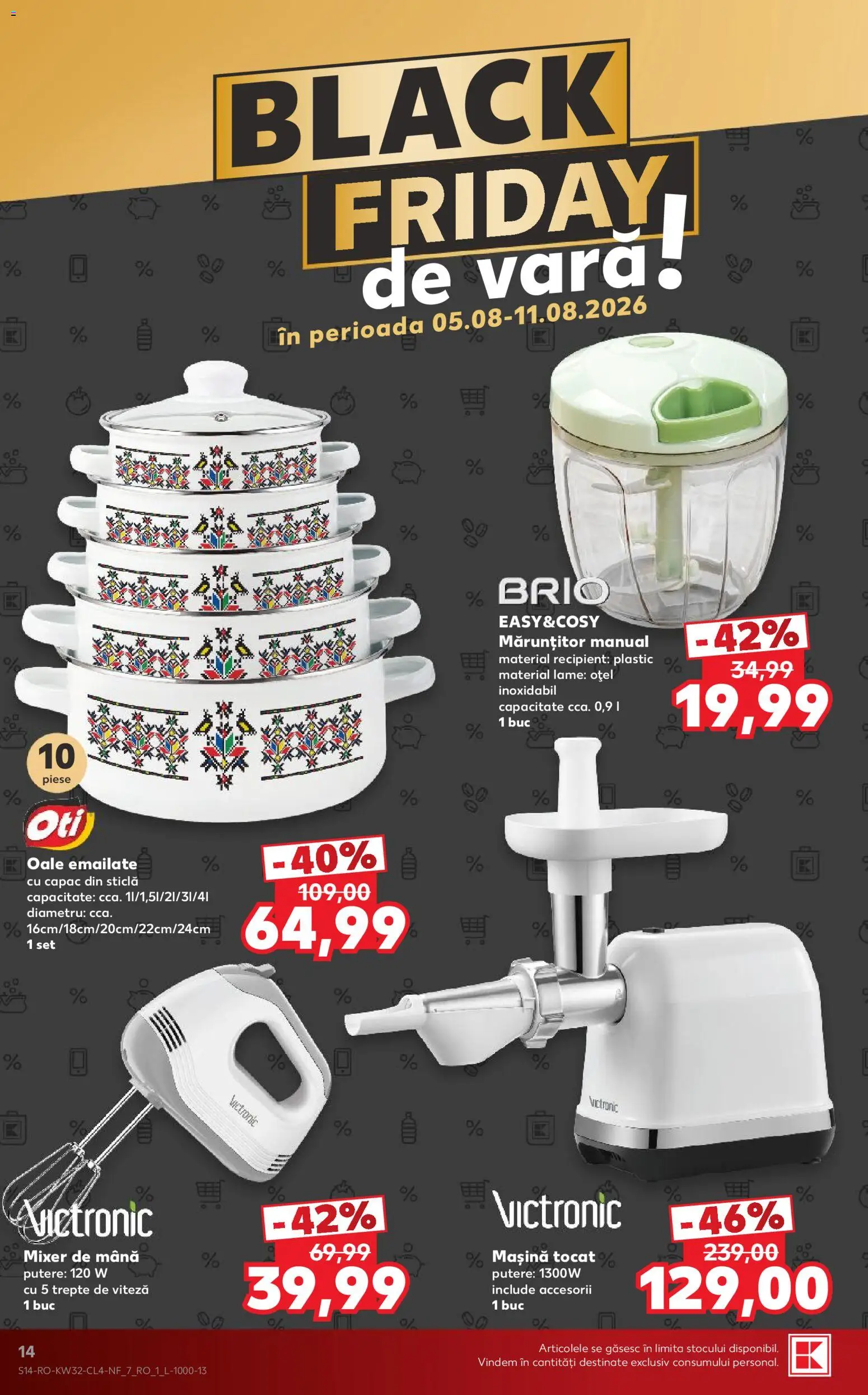 Catalog Kaufland 5 - 10 August 2026 | Pagina 14 | Produse: Mixer