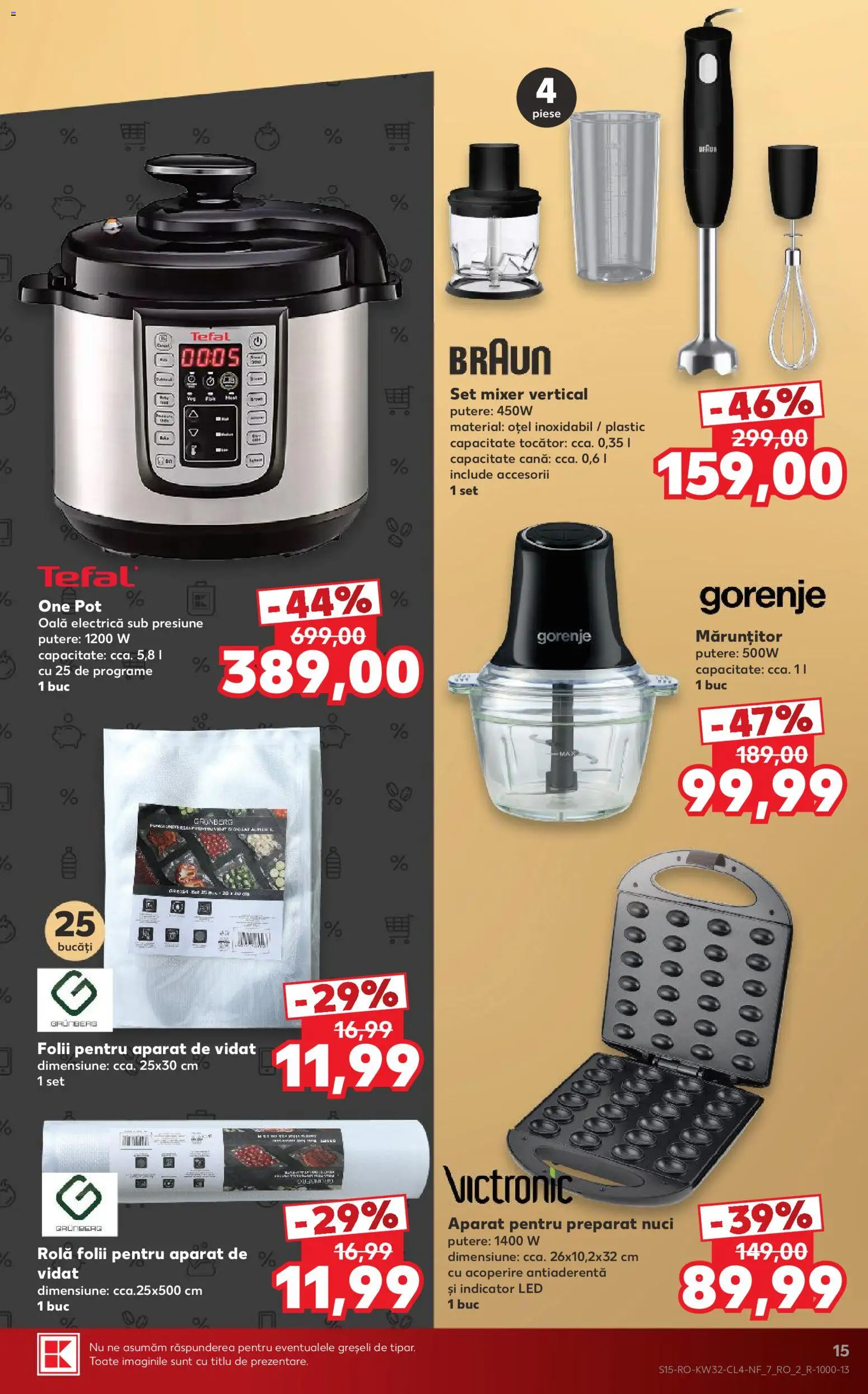 Catalog Kaufland 5 - 10 August 2026 | Pagina 15 | Produse: Mixer, Babak, Tocător, Nuci