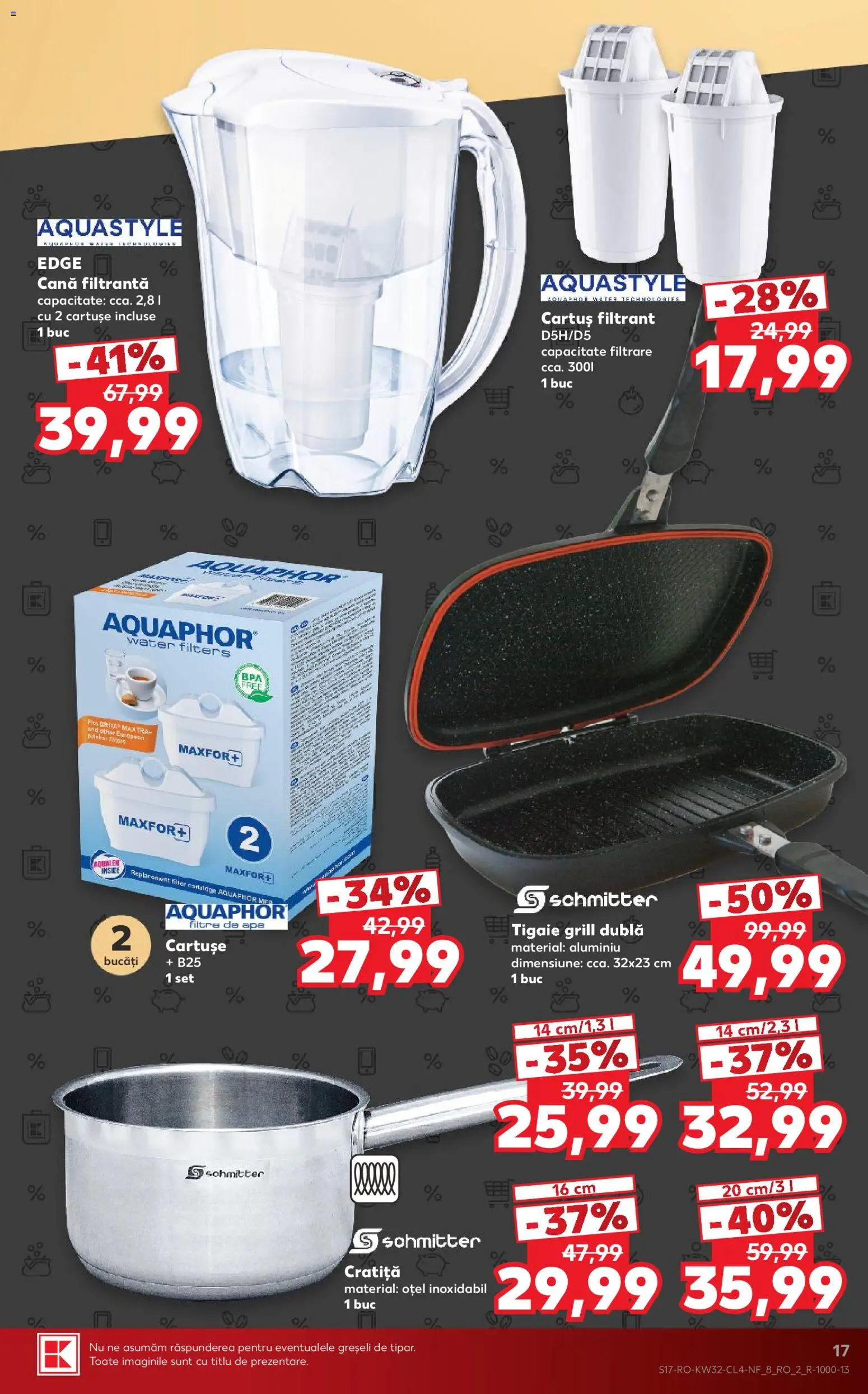 Catalog Kaufland 5 - 10 August 2026 | Pagina 17 | Produse: Tigaie, Cratiță, Grill, Apă