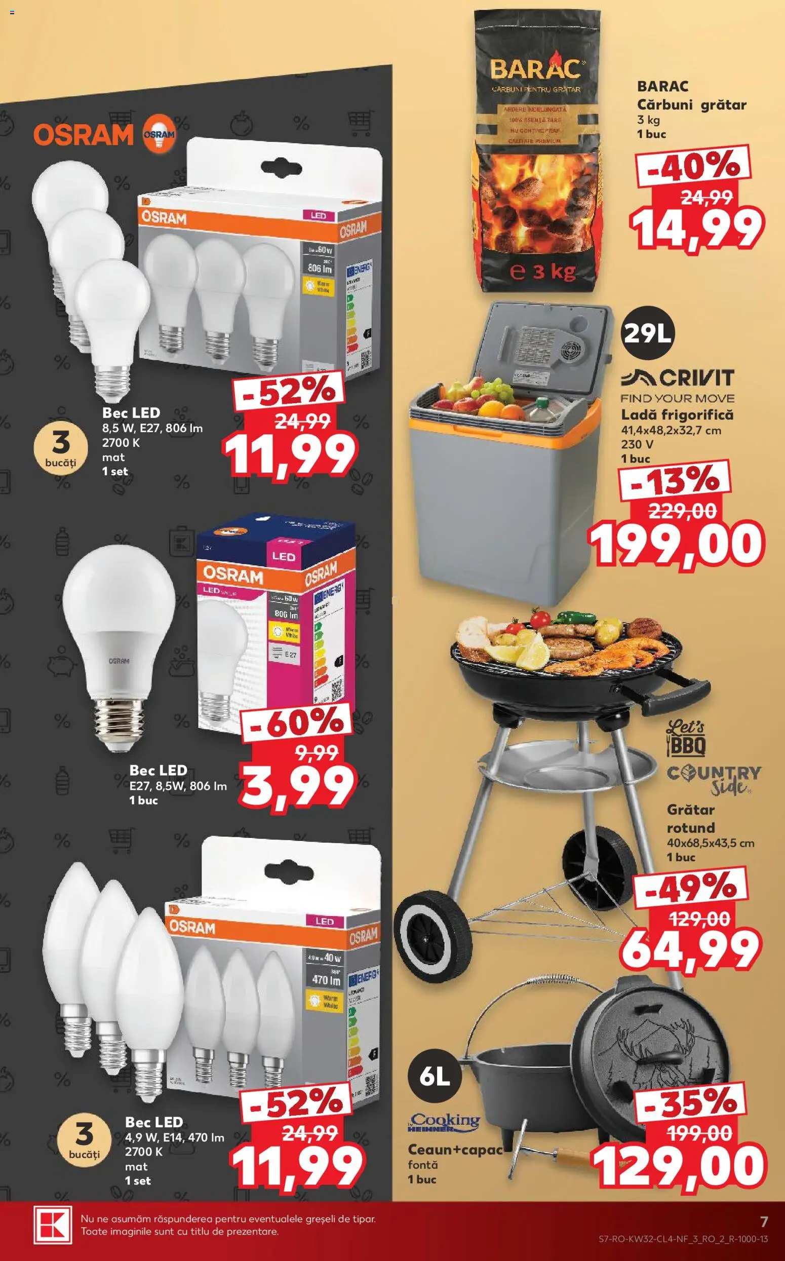 Catalog Kaufland 5 - 10 August 2026 | Pagina 7 | Produse: Bec, Grătar, Babak, Ladă frigorifică