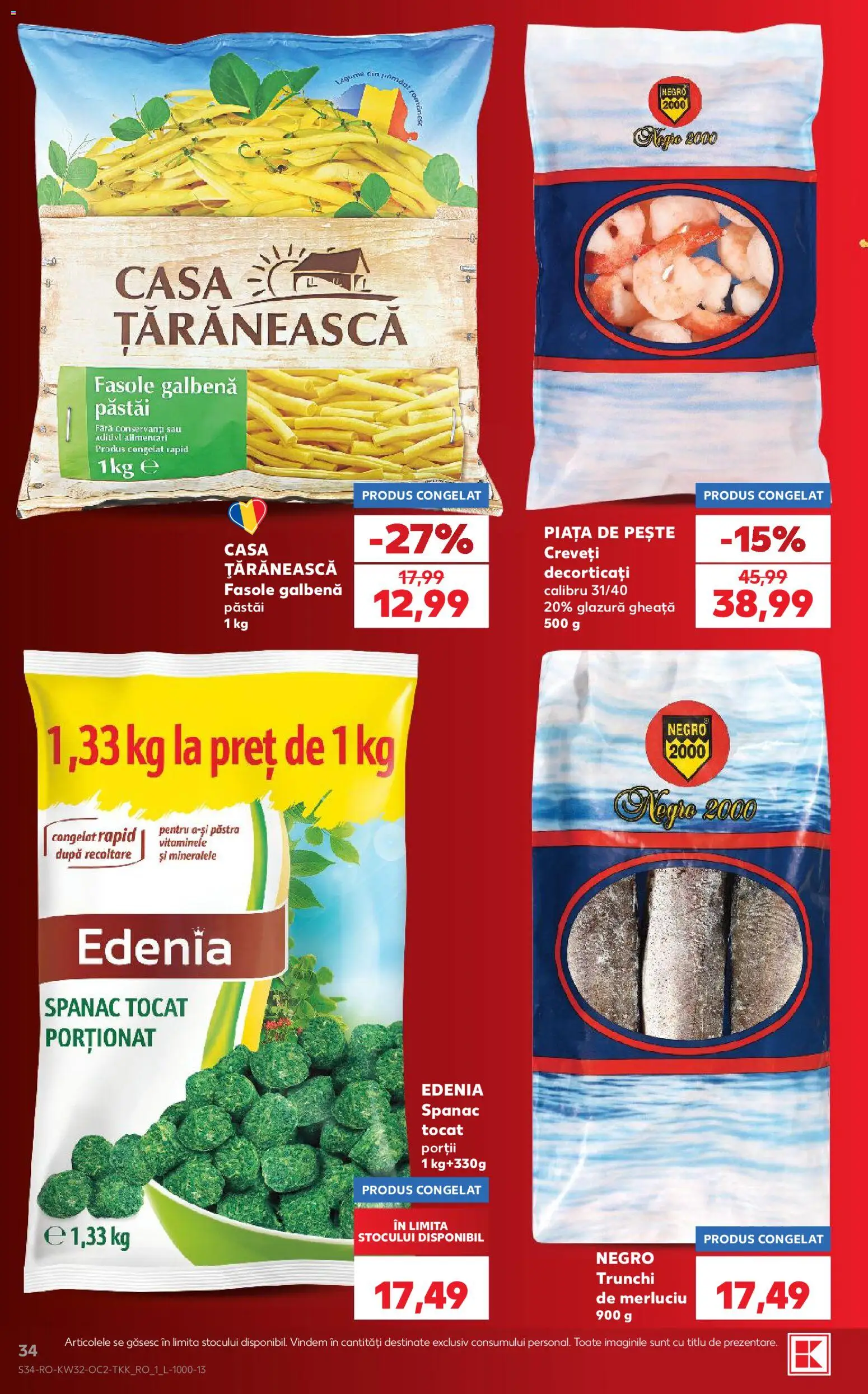 Catalog Kaufland 5 - 10 August 2026 | Pagina 34 | Produse: Pește