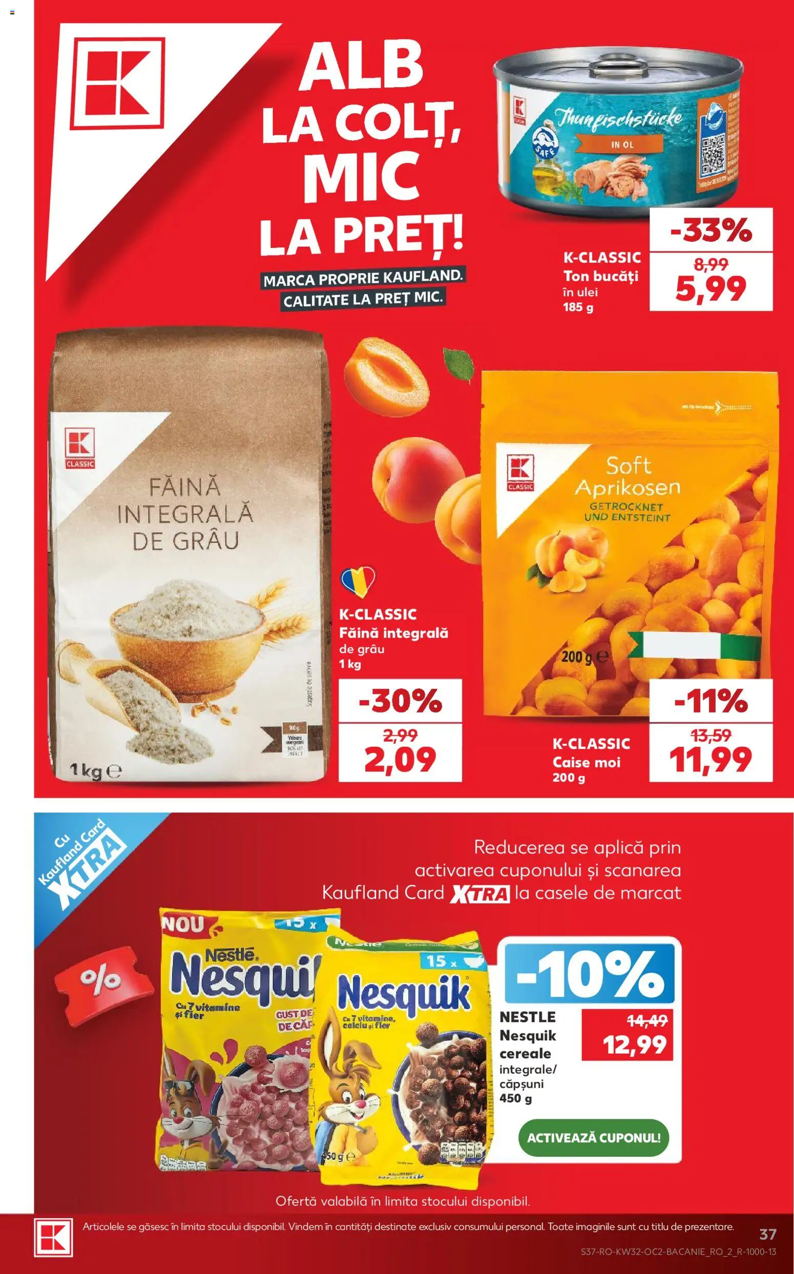 Catalog Kaufland 5 - 10 August 2026 | Pagina 37 | Produse: Ulei, Făină, Căpșuni, Cereale