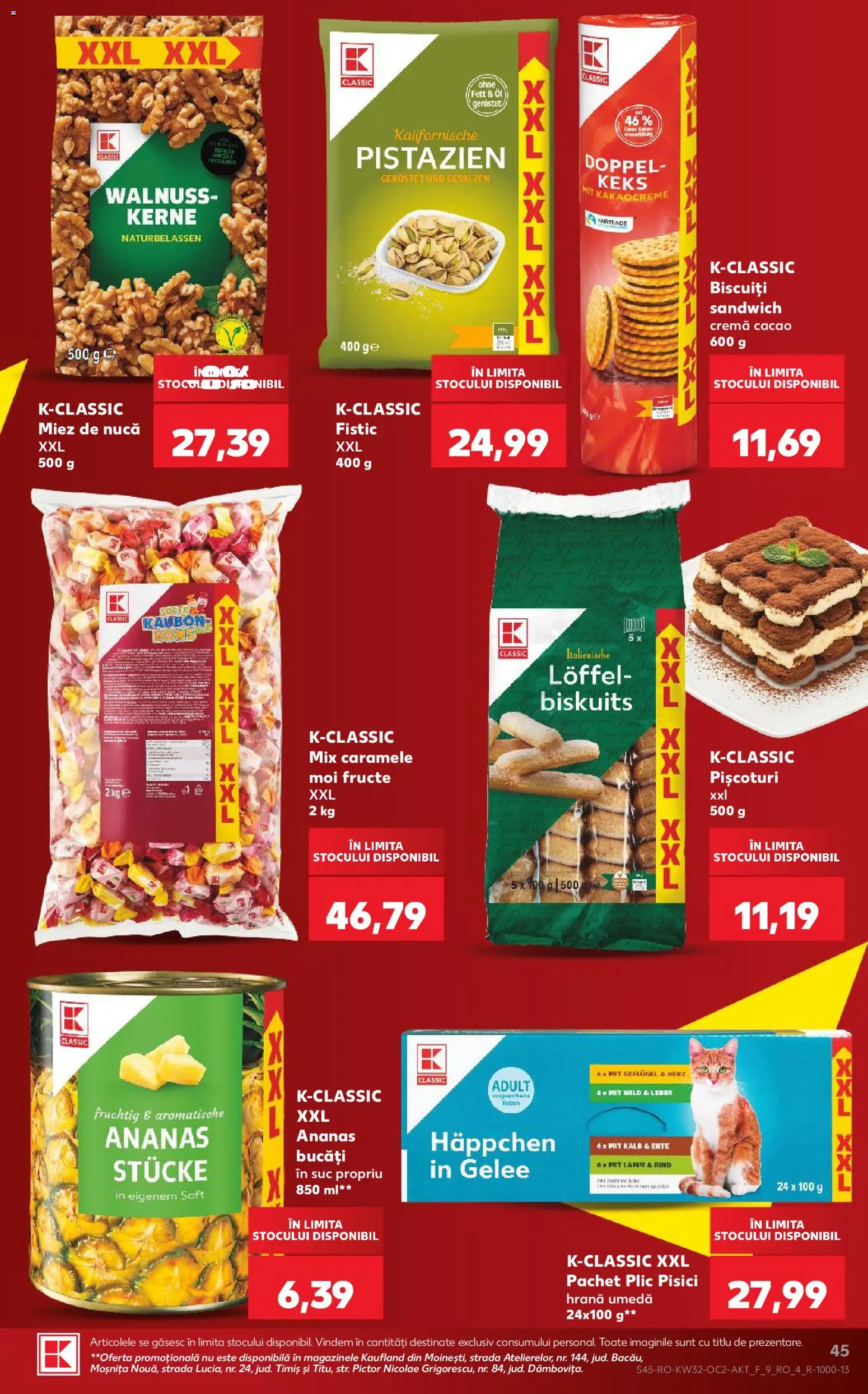 Catalog Kaufland 5 - 10 August 2026 | Pagina 45 | Produse: Cremă, Cacao, Biscuiți, Caramele