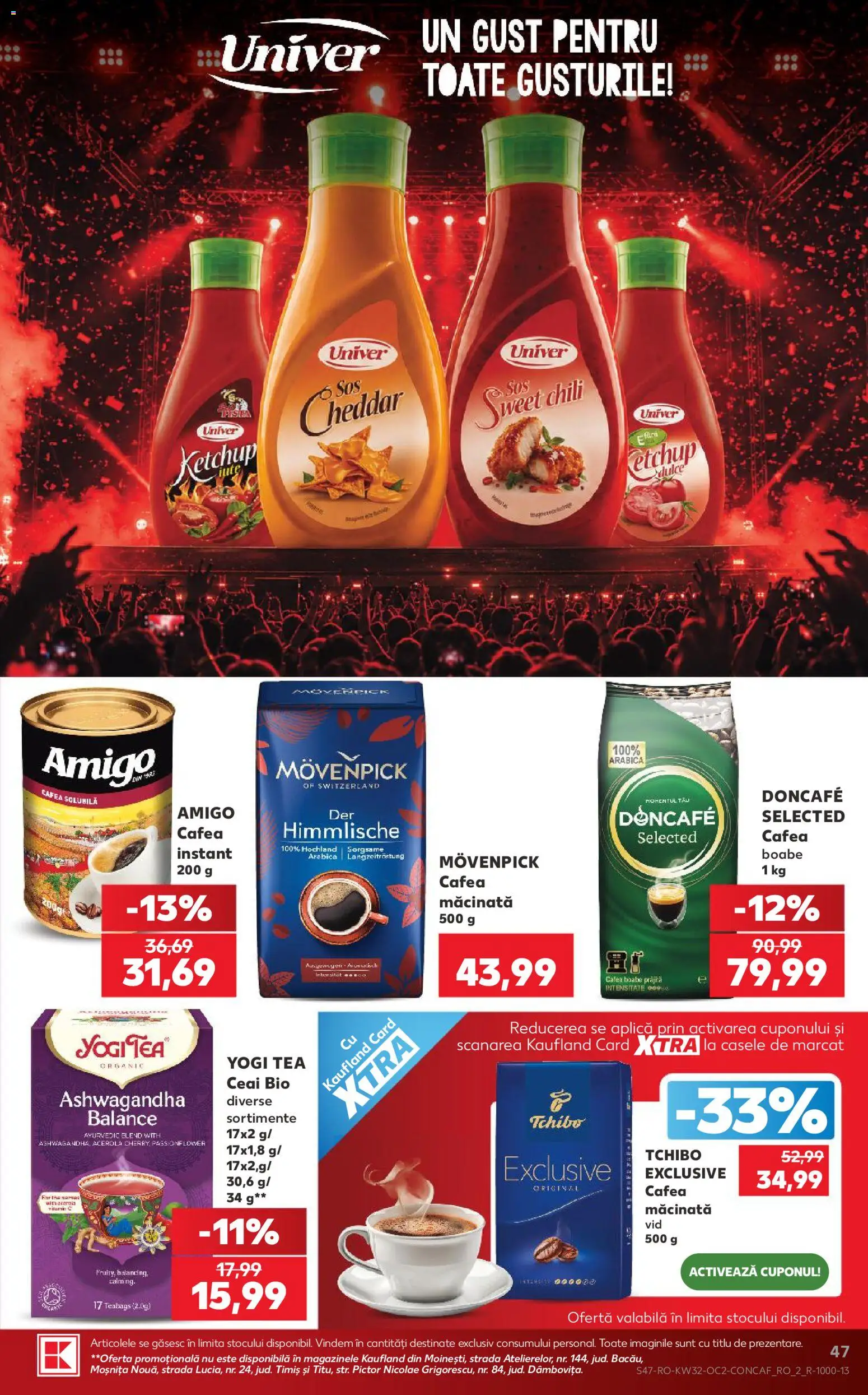 Catalog Kaufland 5 - 10 August 2026 | Pagina 47 | Produse: Şerit ödül, Ceai, Ketchup, Sos