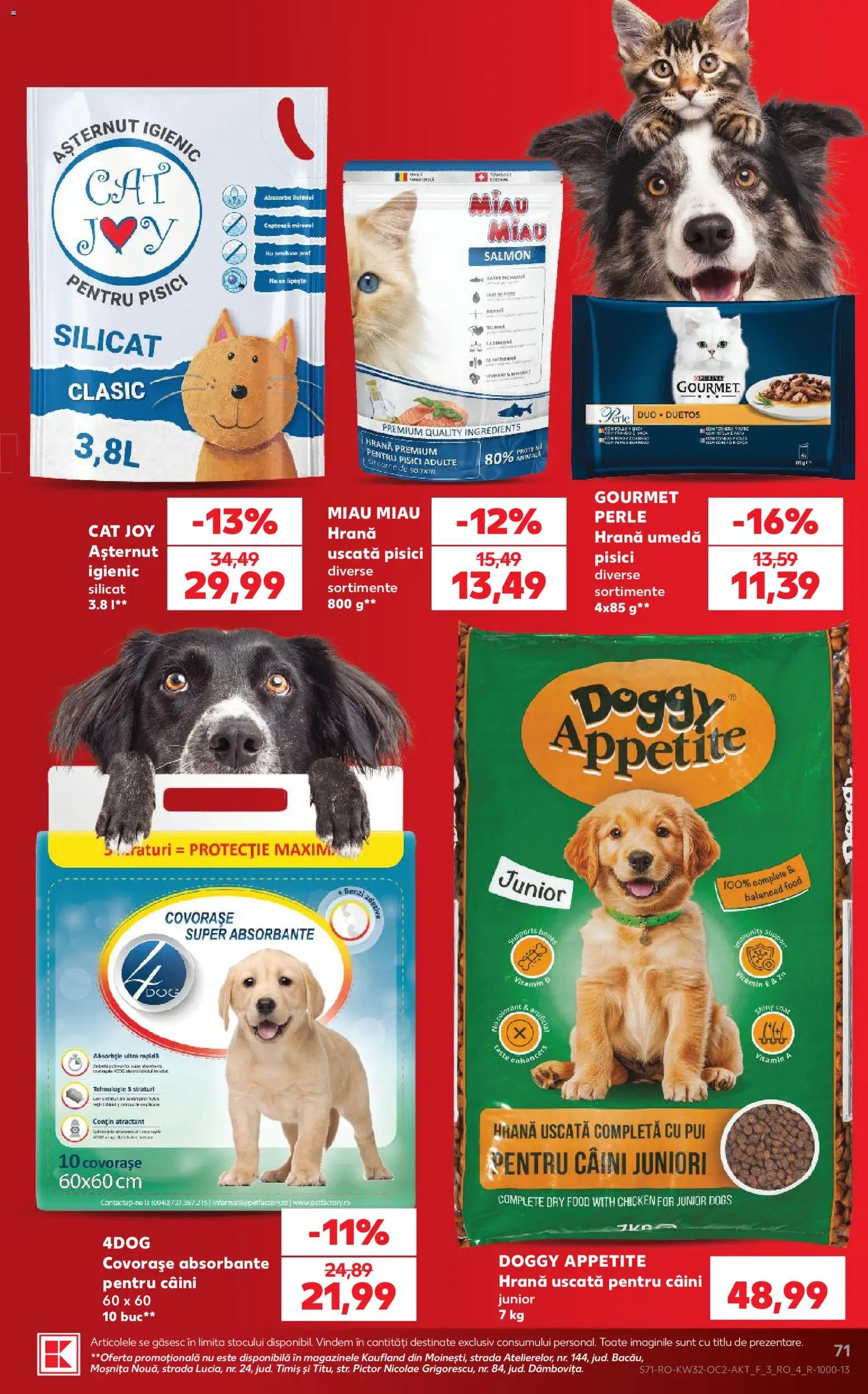 Catalog Kaufland 5 - 10 August 2026 | Pagina 71 | Produse: Akrilik boya, Hacıyatmaz Kedi Oyuncağı, Absorbante