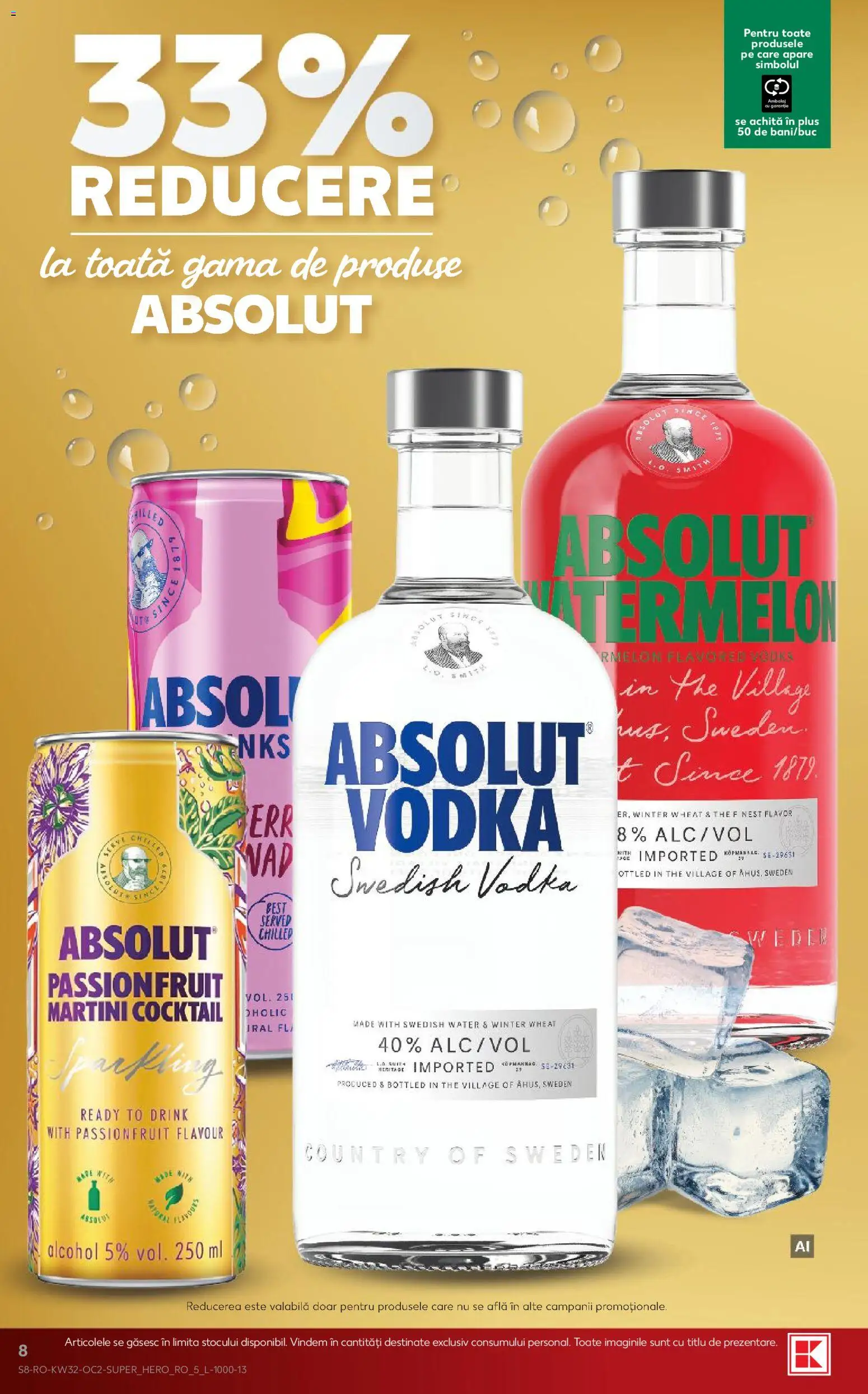 Catalog Kaufland 5 - 10 August 2026 | Pagina 8 | Produse: Yulaf, Cocktail, Vodka