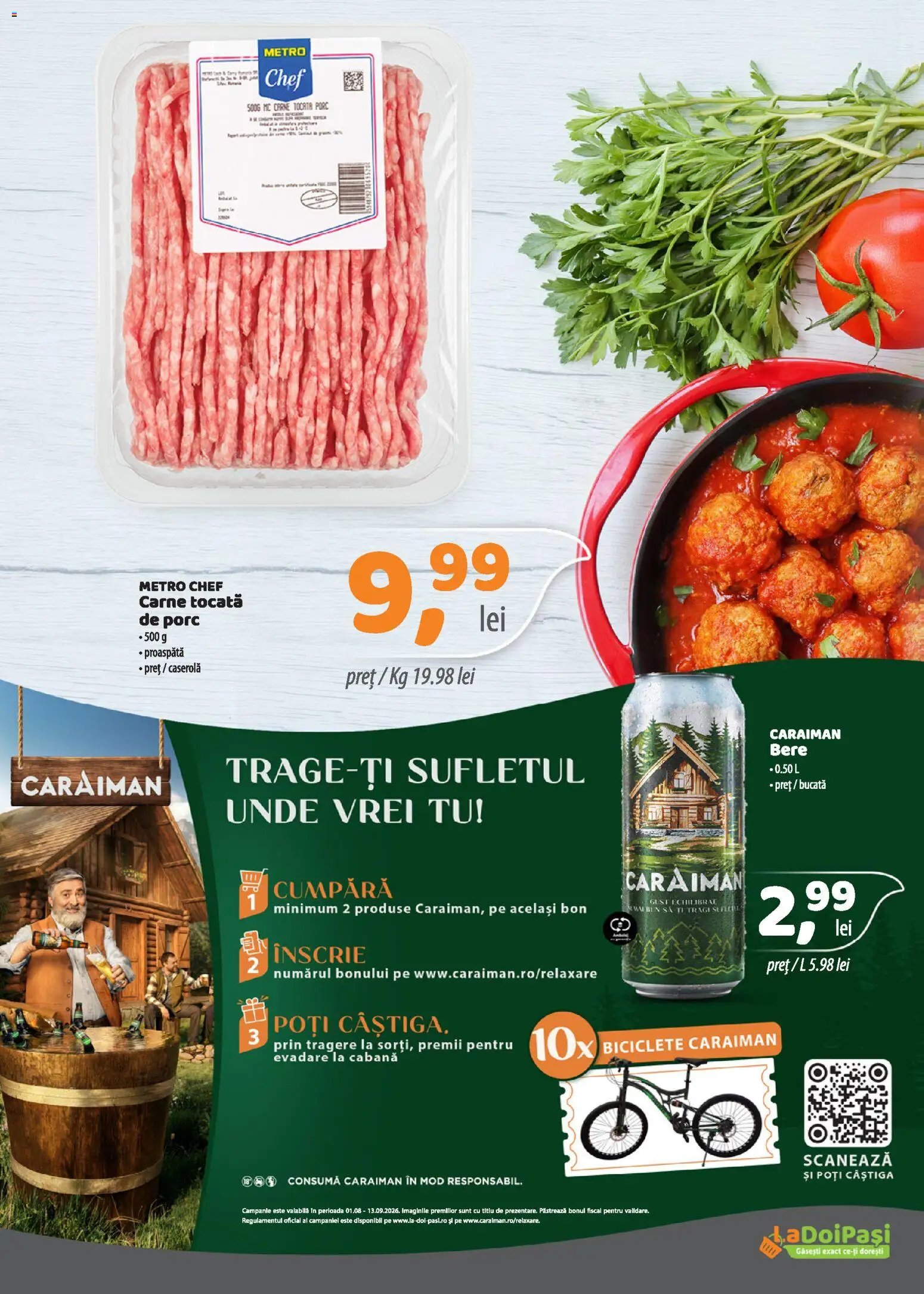 Catalog LaDoiPași 1 - 14 August 2026 | Pagina 4 | Produse: Bere, Carne tocată
