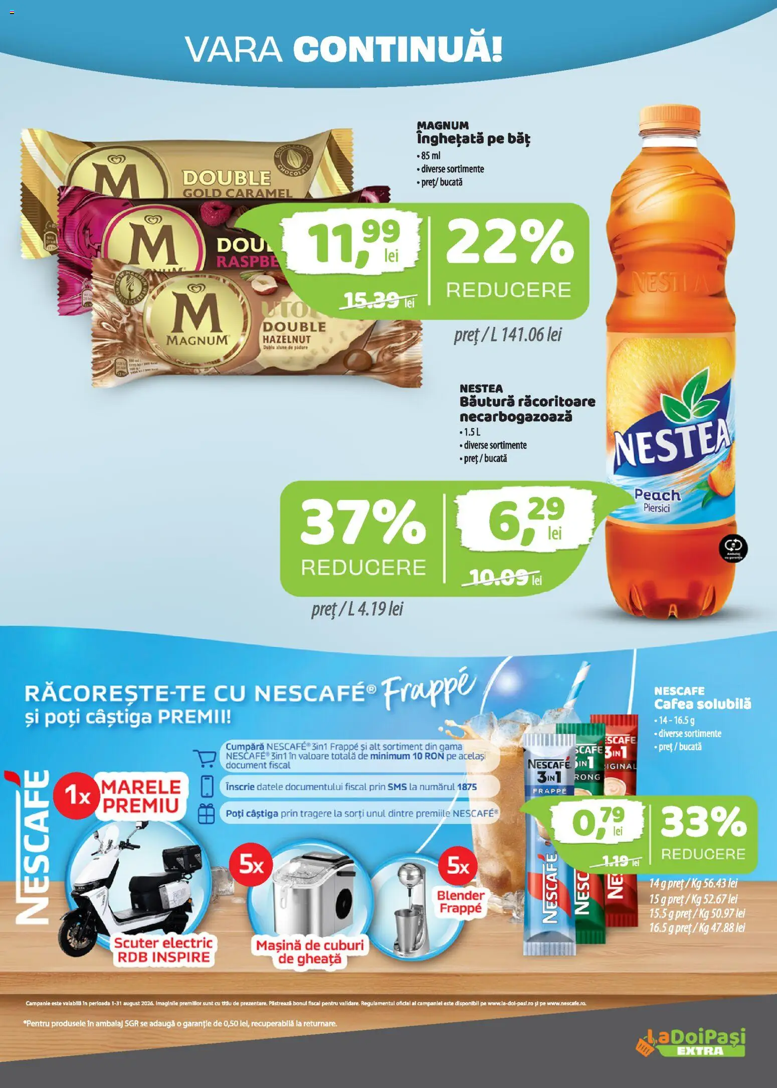 Catalog LaDoiPași 1 - 14 August 2026 | Pagina 2 | Produse: Blender, Cafea, Înghețată