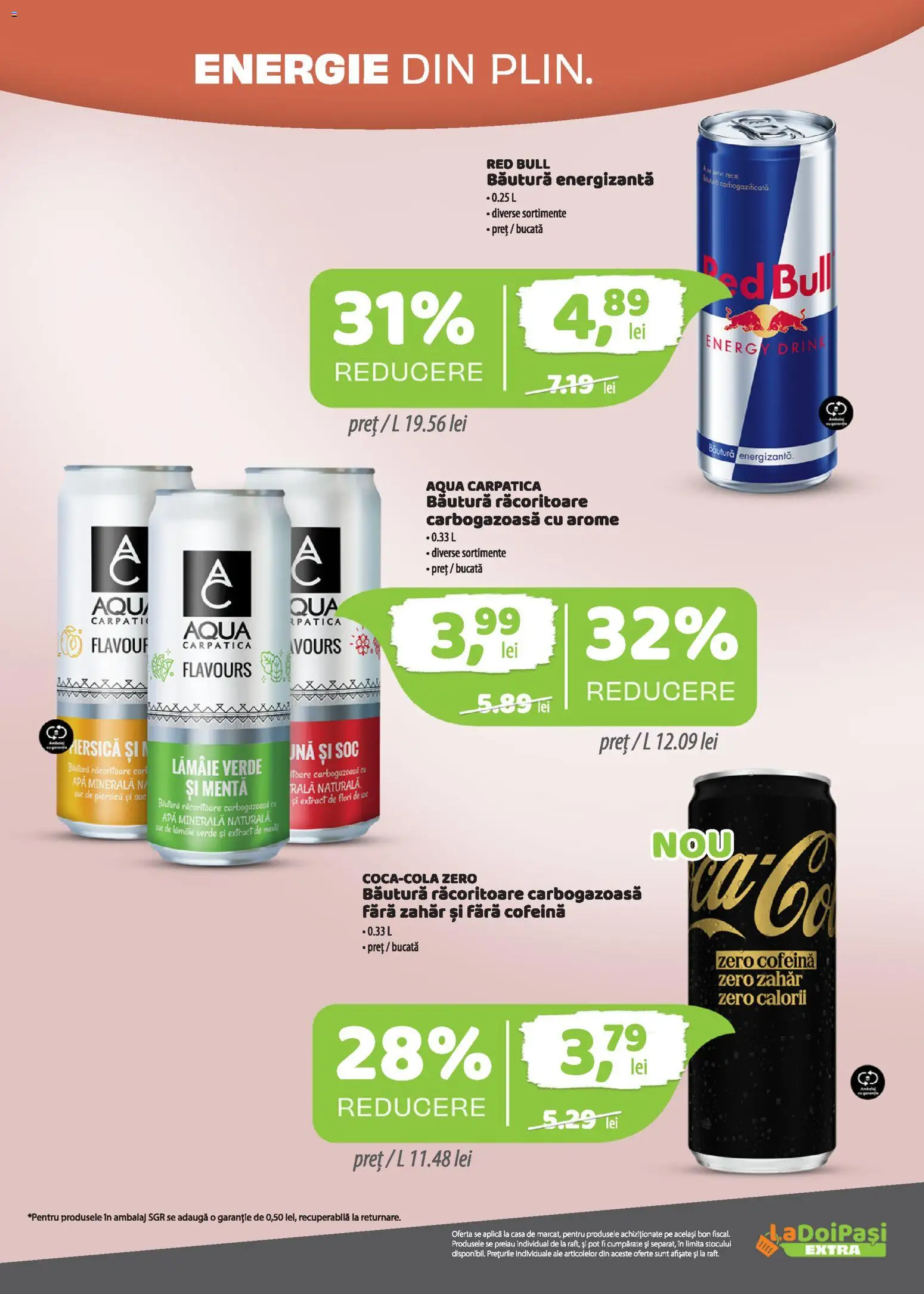 Catalog LaDoiPași 1 - 14 August 2026 | Pagina 8 | Produse: Piersică, Yazı tahtası kalemi, Băutură energizantă, Lămâie