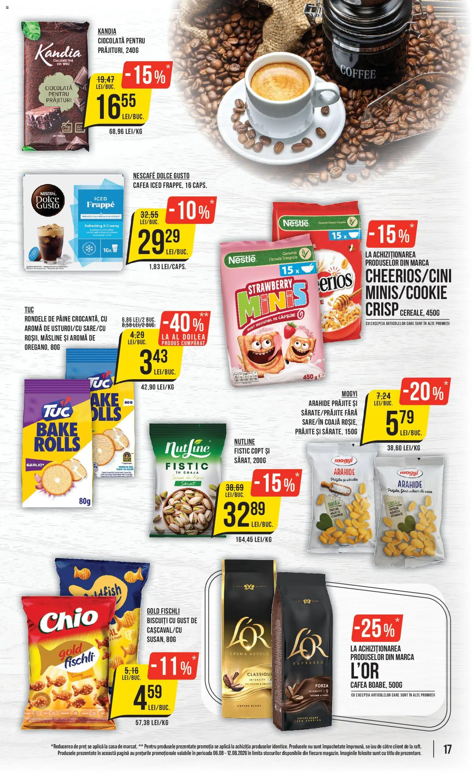 Catalog Mega Image 6 - 11 August 2026 | Pagina 17 | Produse: Cremă, Pâine, Fistic, Sare