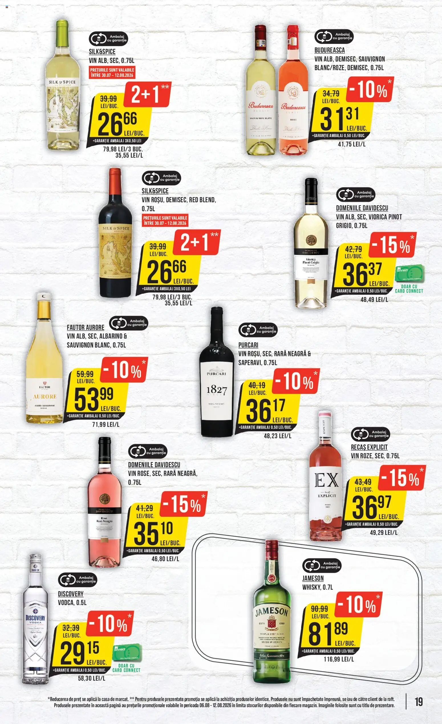 Catalog Mega Image 6 - 11 August 2026 | Pagina 19 | Produse: Vin, Vodka, Whiskey