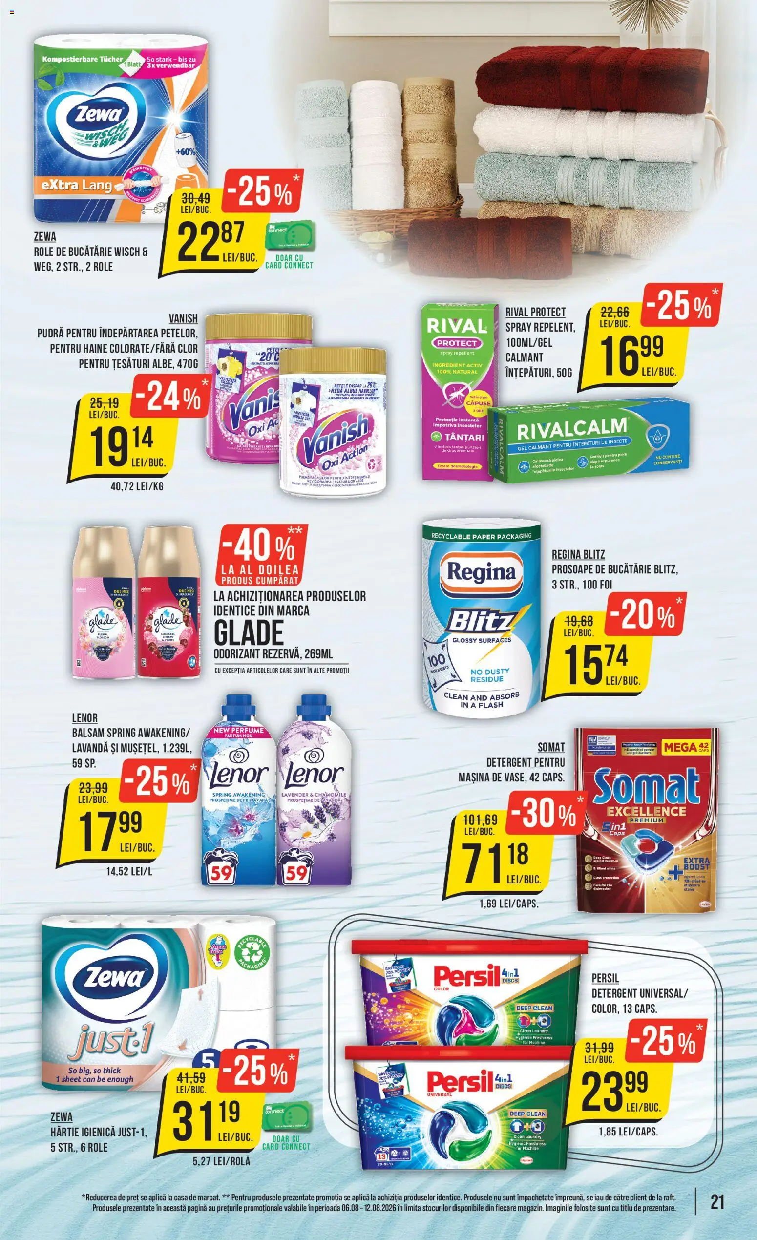 Catalog Mega Image 6 - 11 August 2026 | Pagina 21 | Produse: Pomelo, Bucătărie, Balsam, Haine