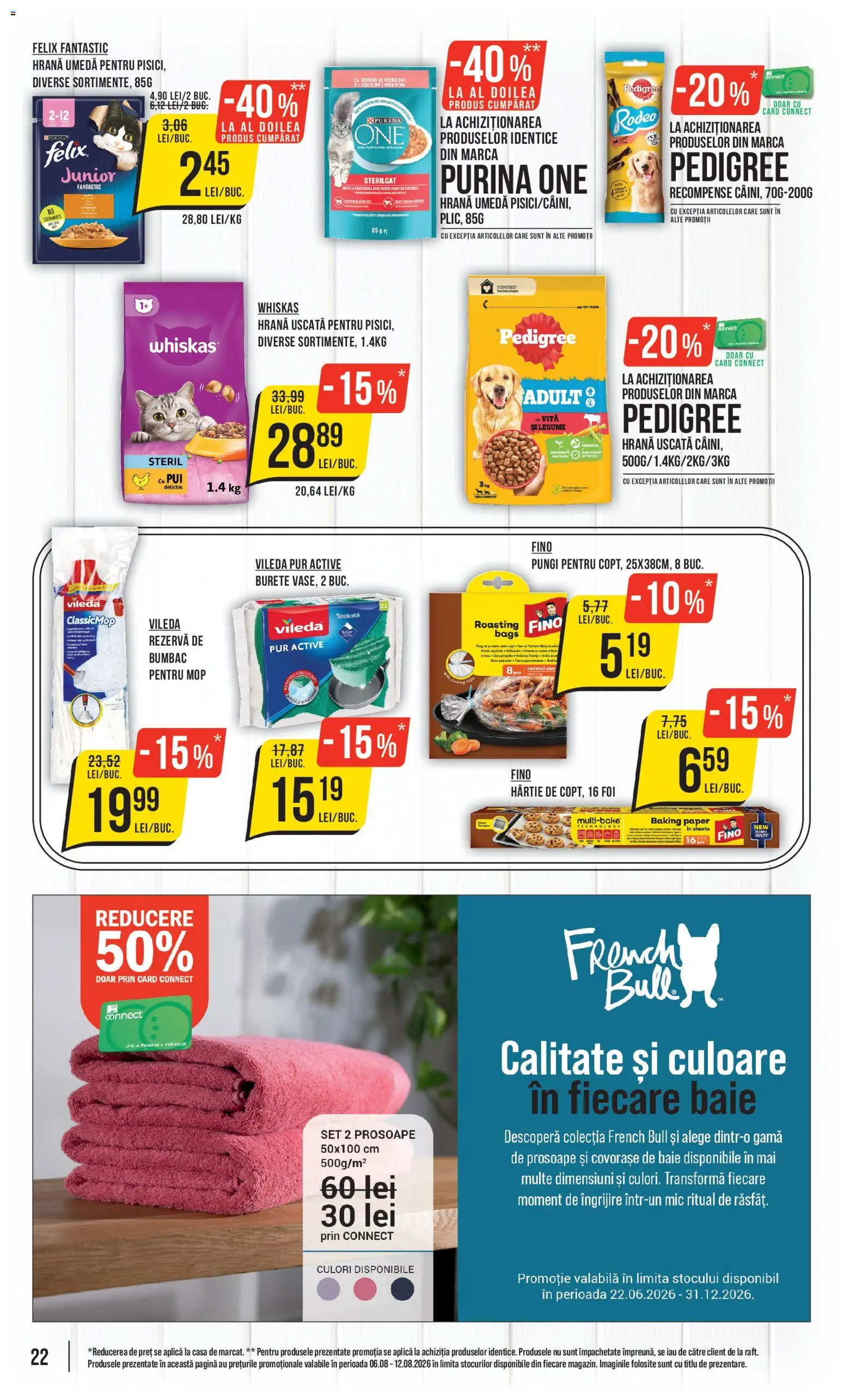 Catalog Mega Image 6 - 11 August 2026 | Pagina 22 | Produse: Mop, Hacıyatmaz Kedi Oyuncağı, Burete, Legume
