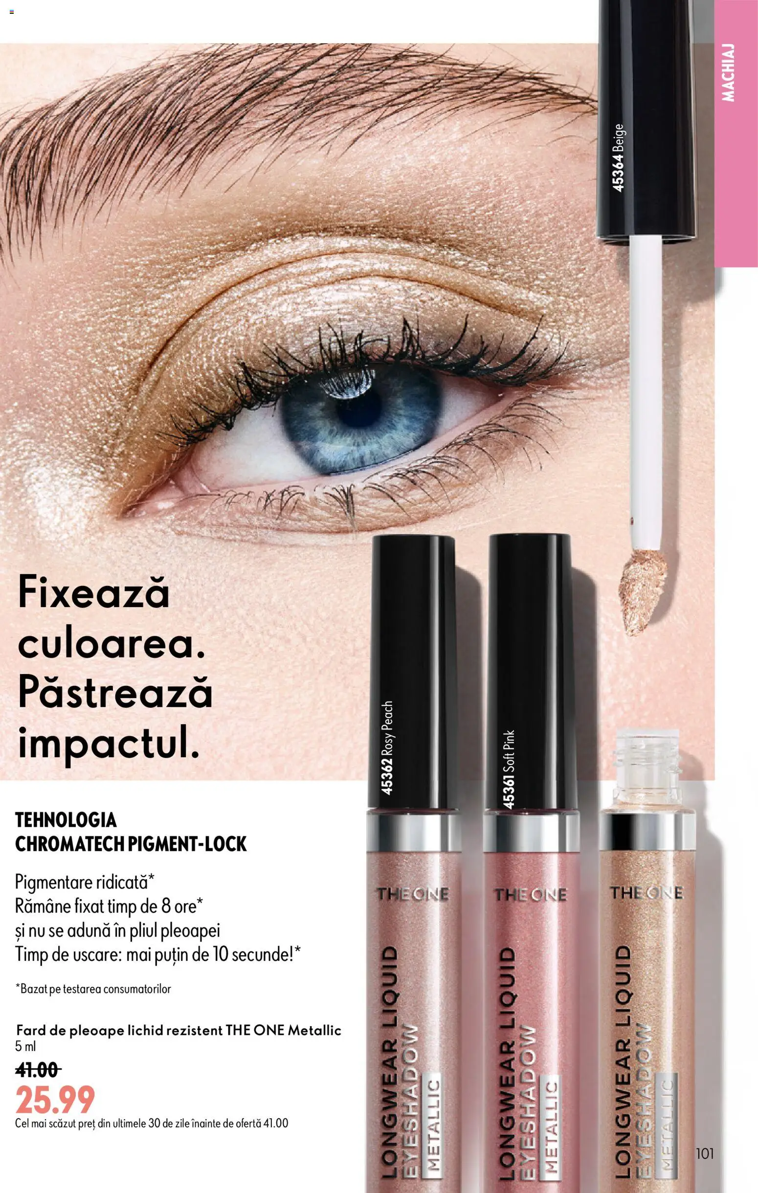 Catalog Oriflame 9 - 28 Septembrie 2026 | Pagina 101 | Produse: Machiaj, Fard de pleoape